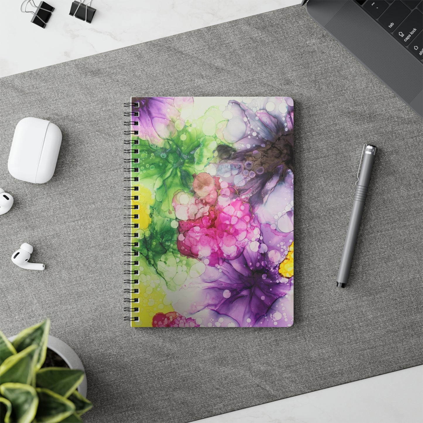 'Joy' Wirebound Notebook, Sketchbook, Journal for Students, Diary image 5