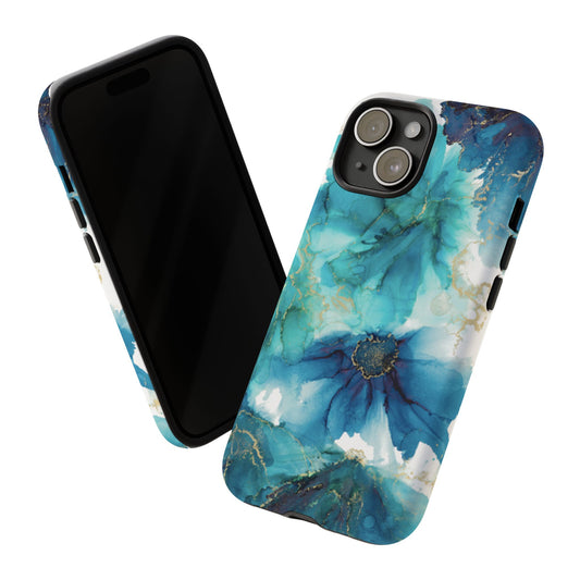 Alcohol Ink Design Floral Phone Case image 1