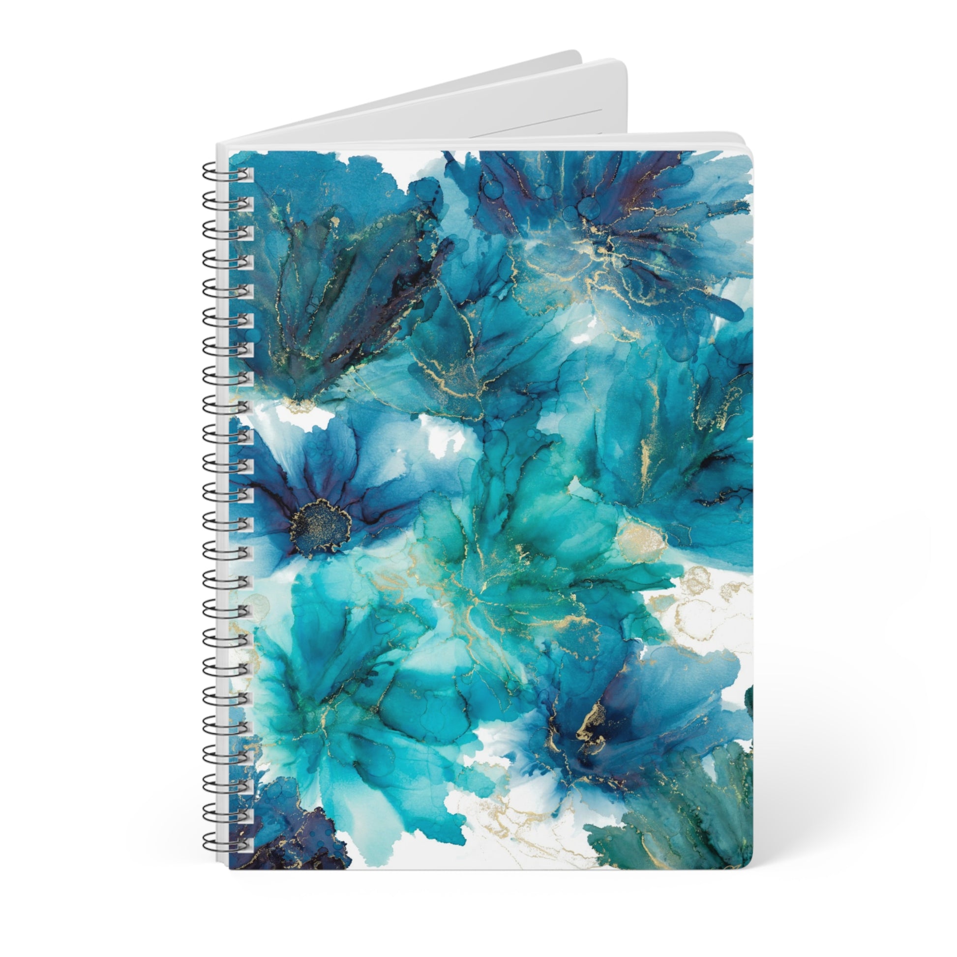 Floral Wirebound Notebook, Sketchbook, Journal for Students,  Diary image 2