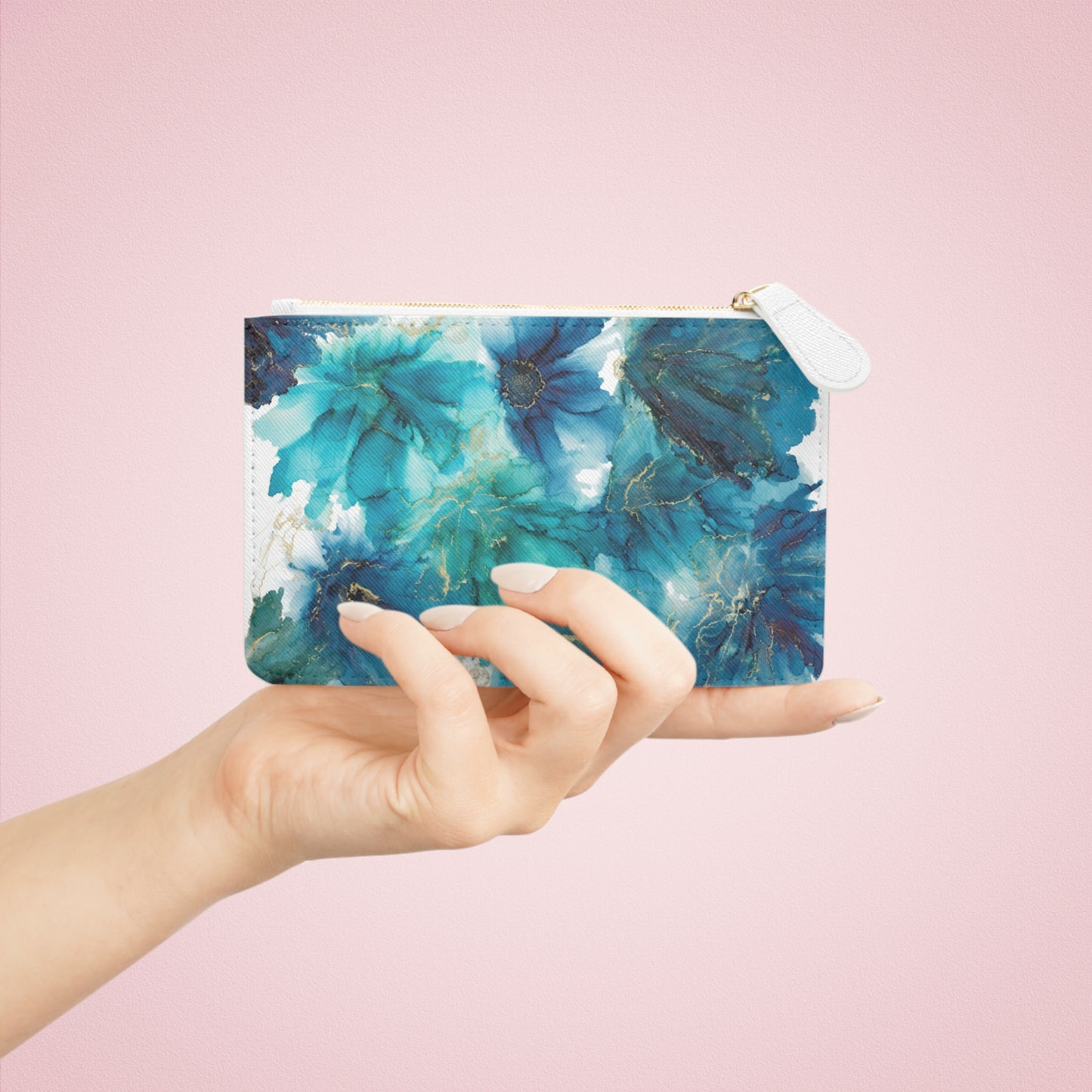 Floral Mini Clutch Bag, Elegant Purse for Parties, Wedding Guest Accessory, Gift image 2