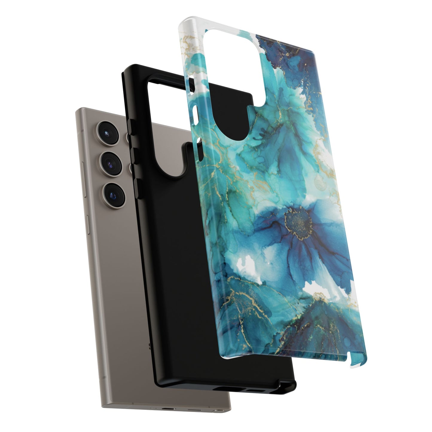 Alcohol Ink Design Floral Phone Case