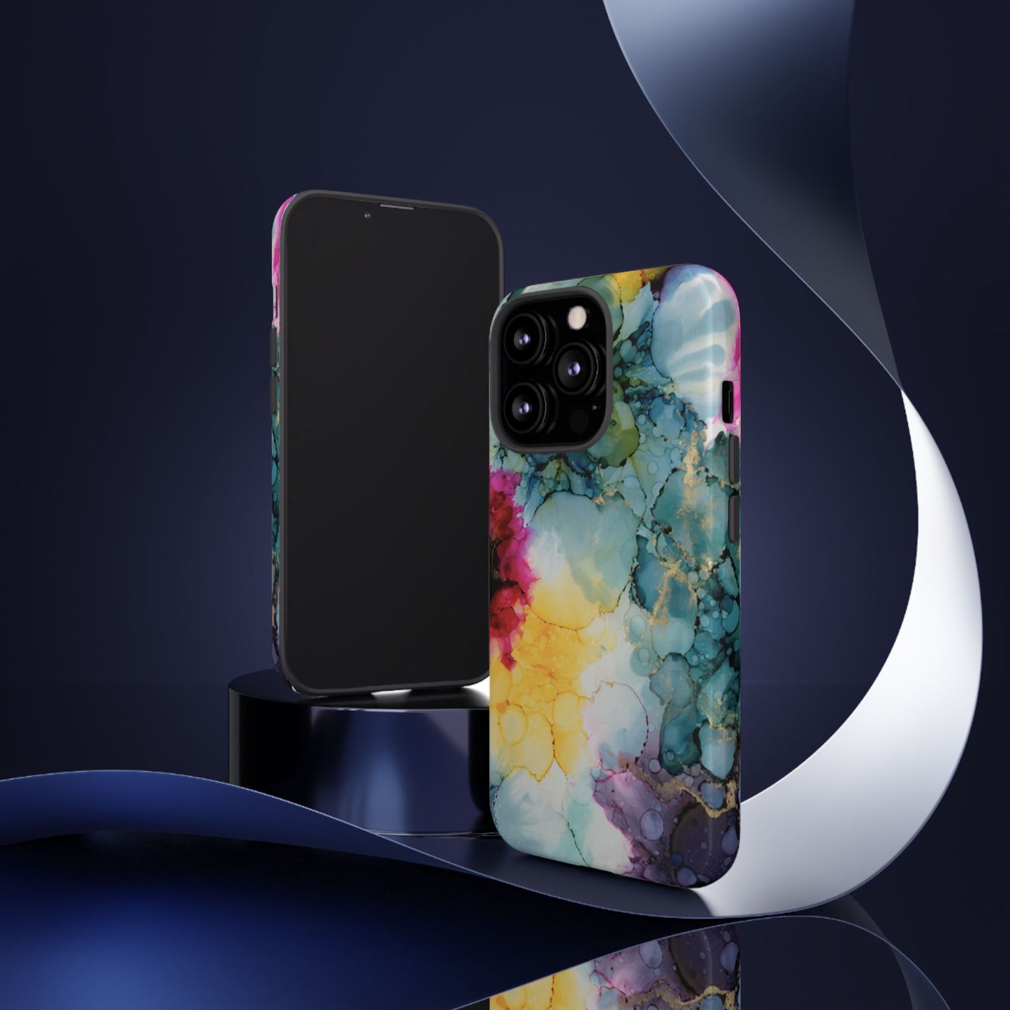 Copy of Floral Alcohol Ink Phone Case