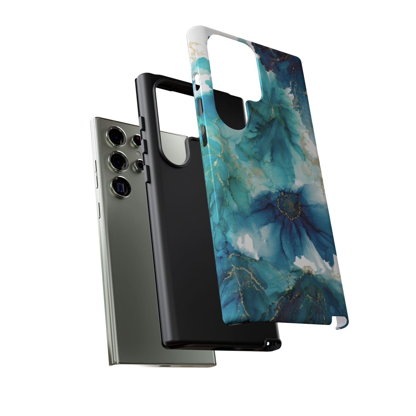 Alcohol Ink Design Floral Phone Case