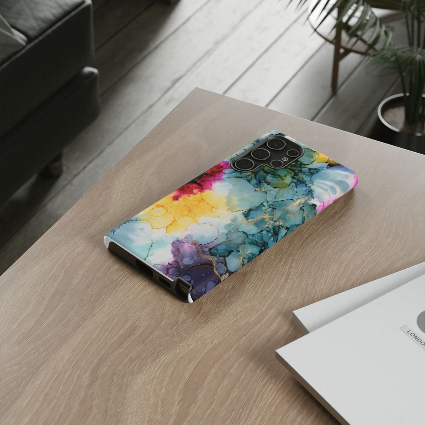 Copy of Floral Alcohol Ink Phone Case