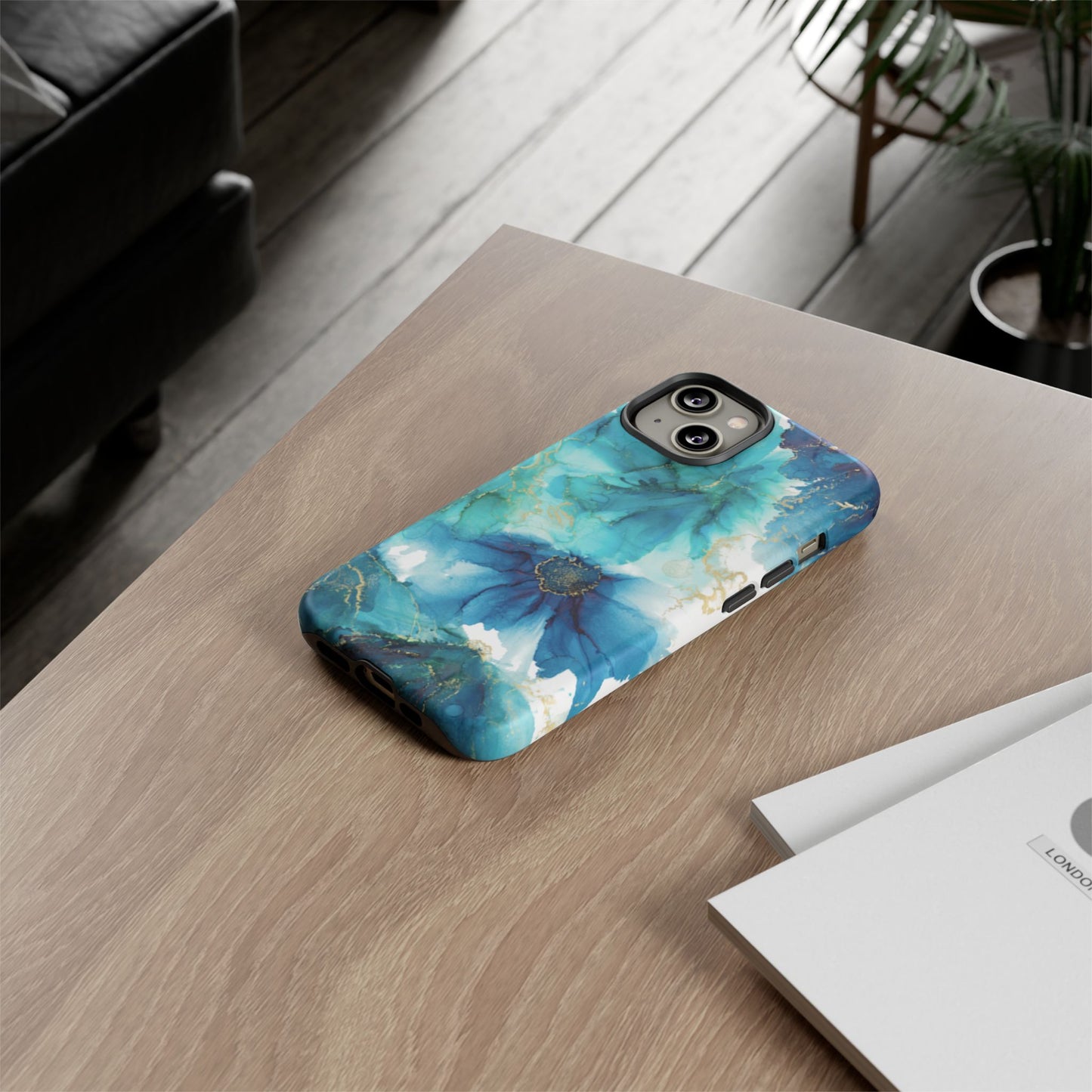 Alcohol Ink Design Floral Phone Case