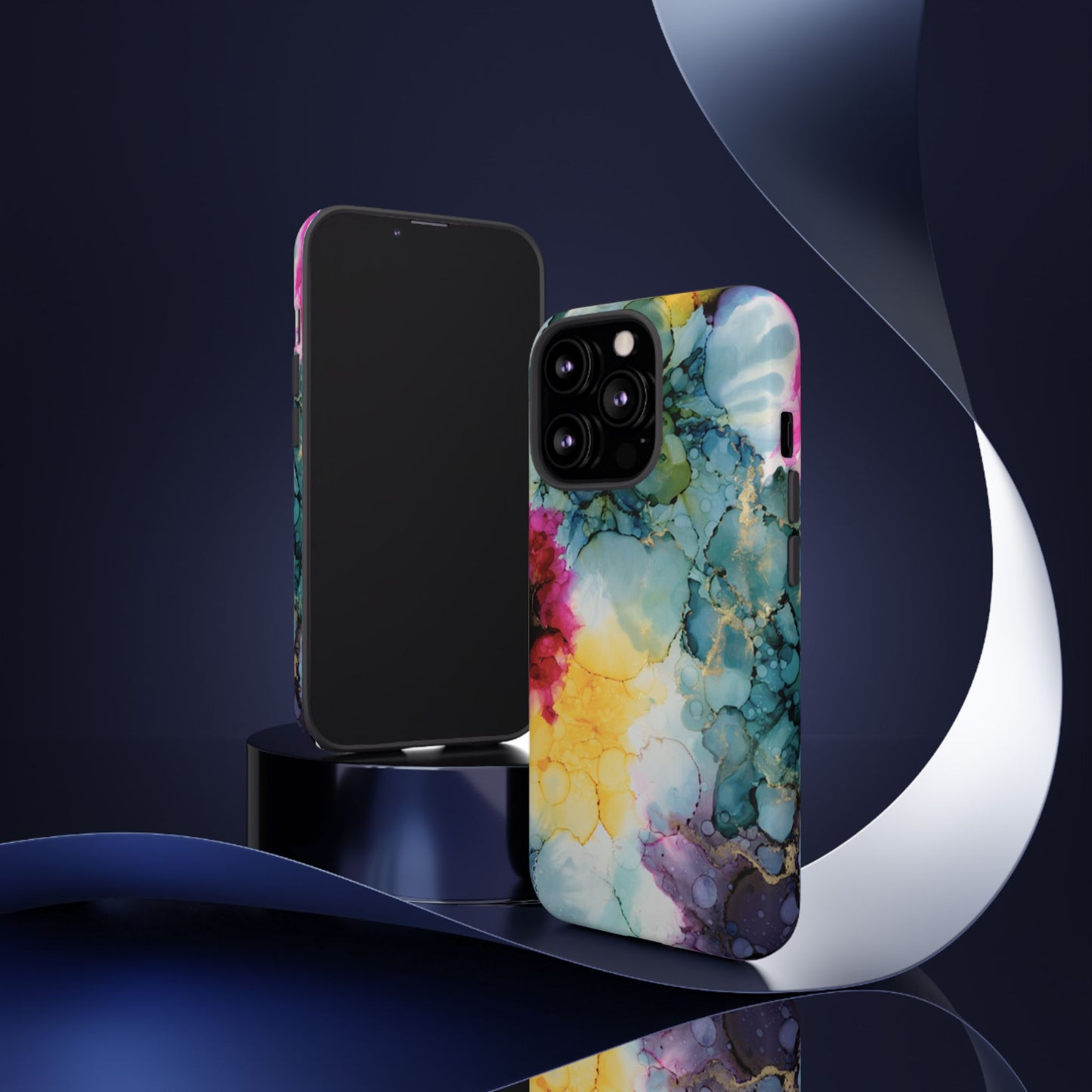 Copy of Floral Alcohol Ink Phone Case