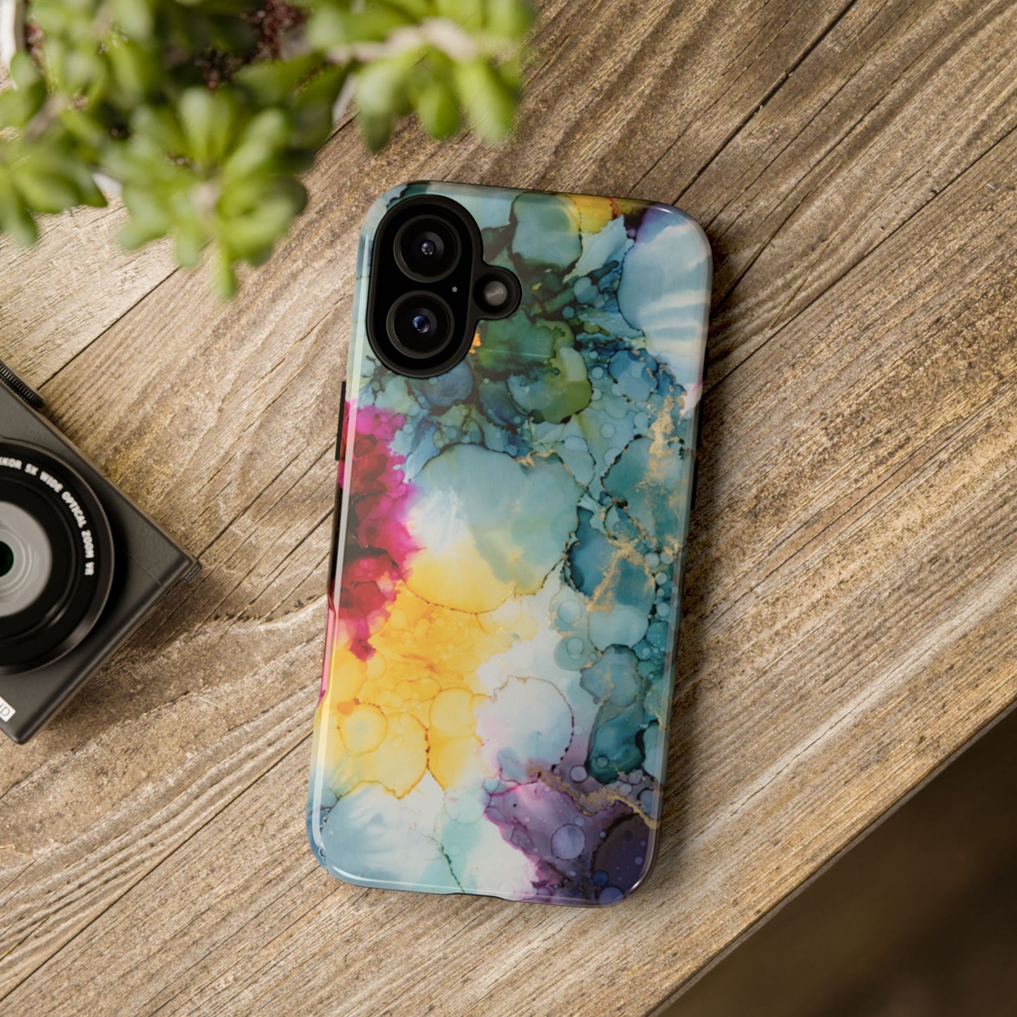 Copy of Floral Alcohol Ink Phone Case