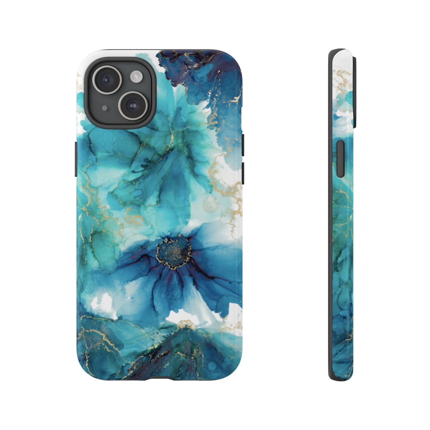 Alcohol Ink Design Floral Phone Case