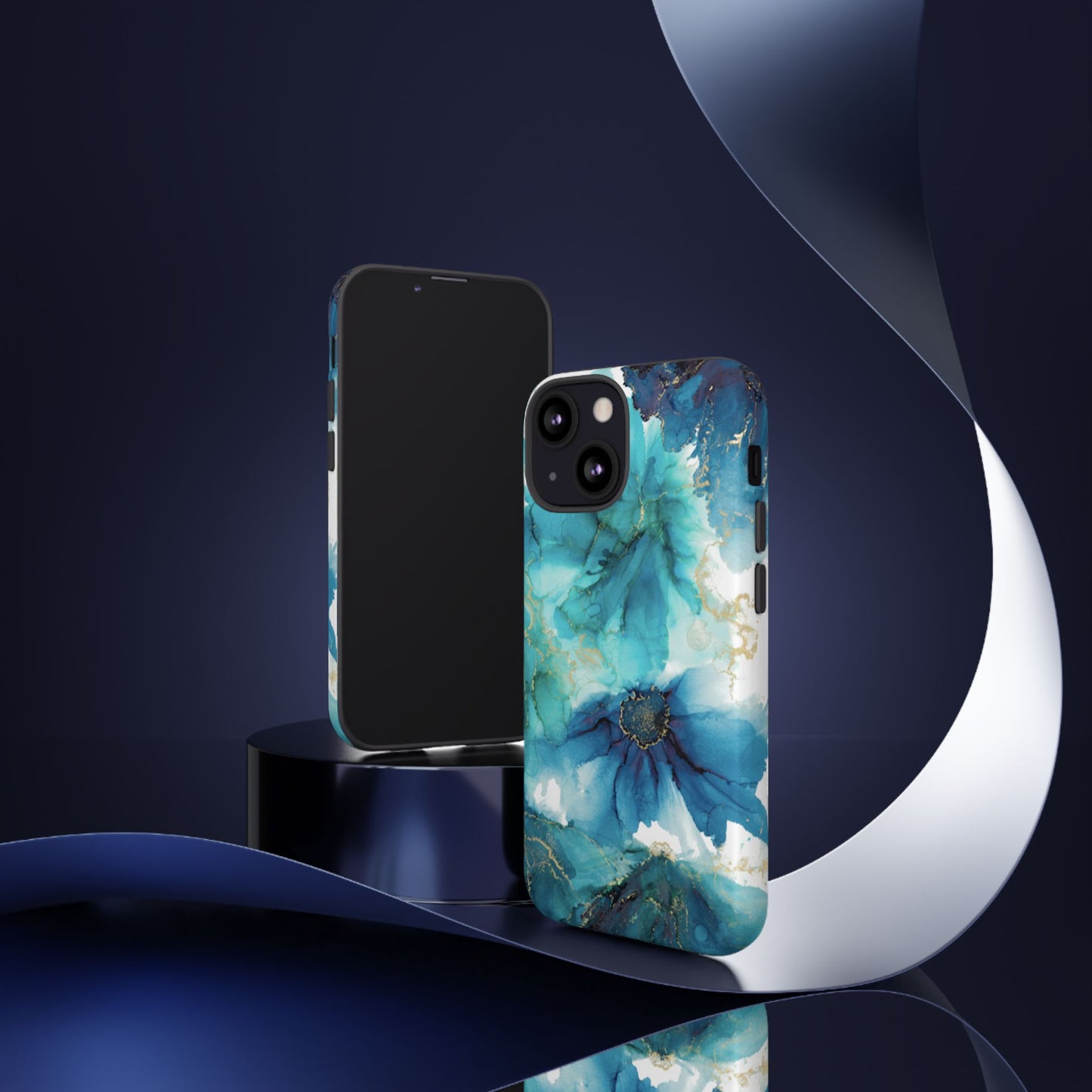 Alcohol Ink Design Floral Phone Case