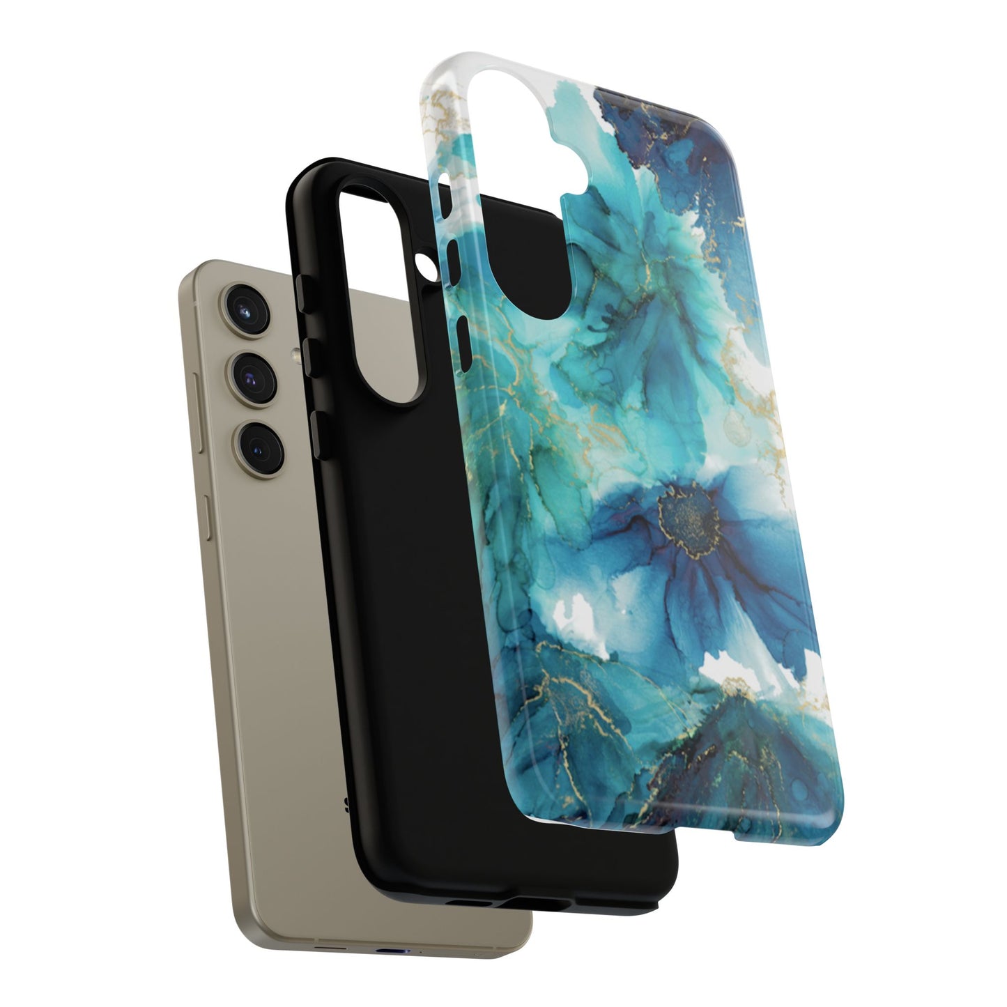 Alcohol Ink Design Floral Phone Case