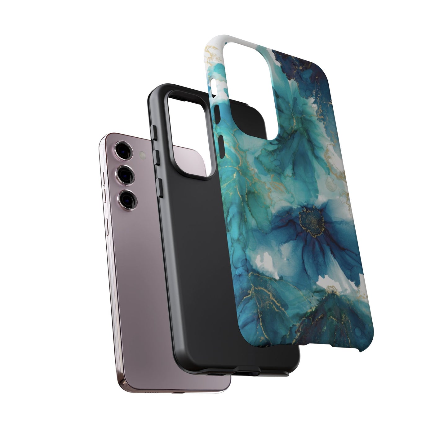 Alcohol Ink Design Floral Phone Case