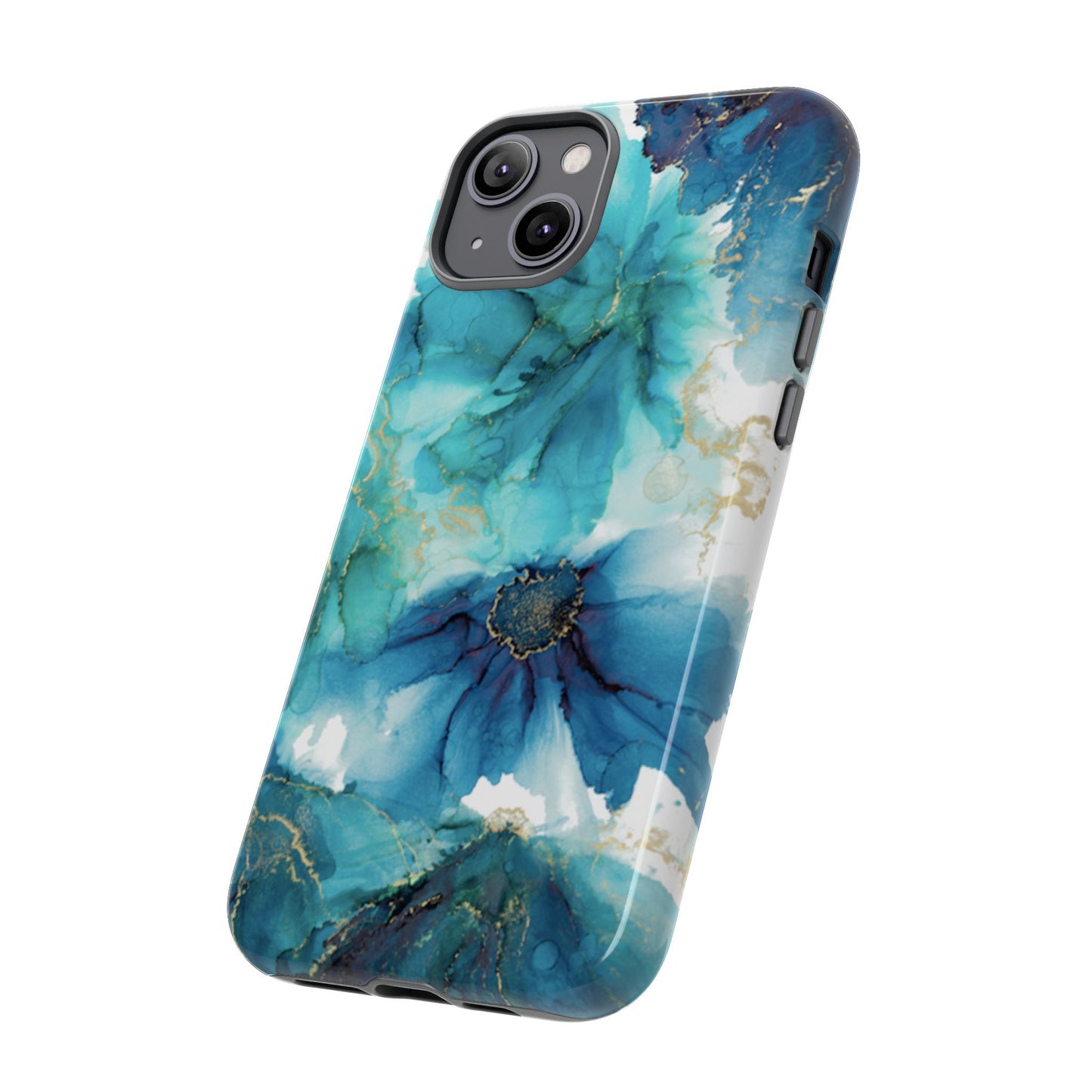 Alcohol Ink Design Floral Phone Case