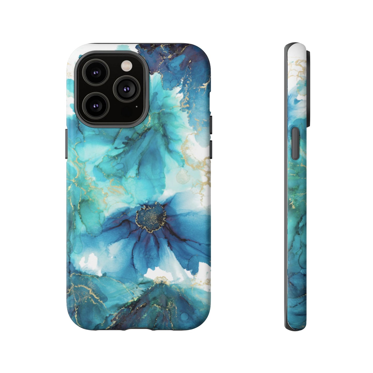 Alcohol Ink Design Floral Phone Case