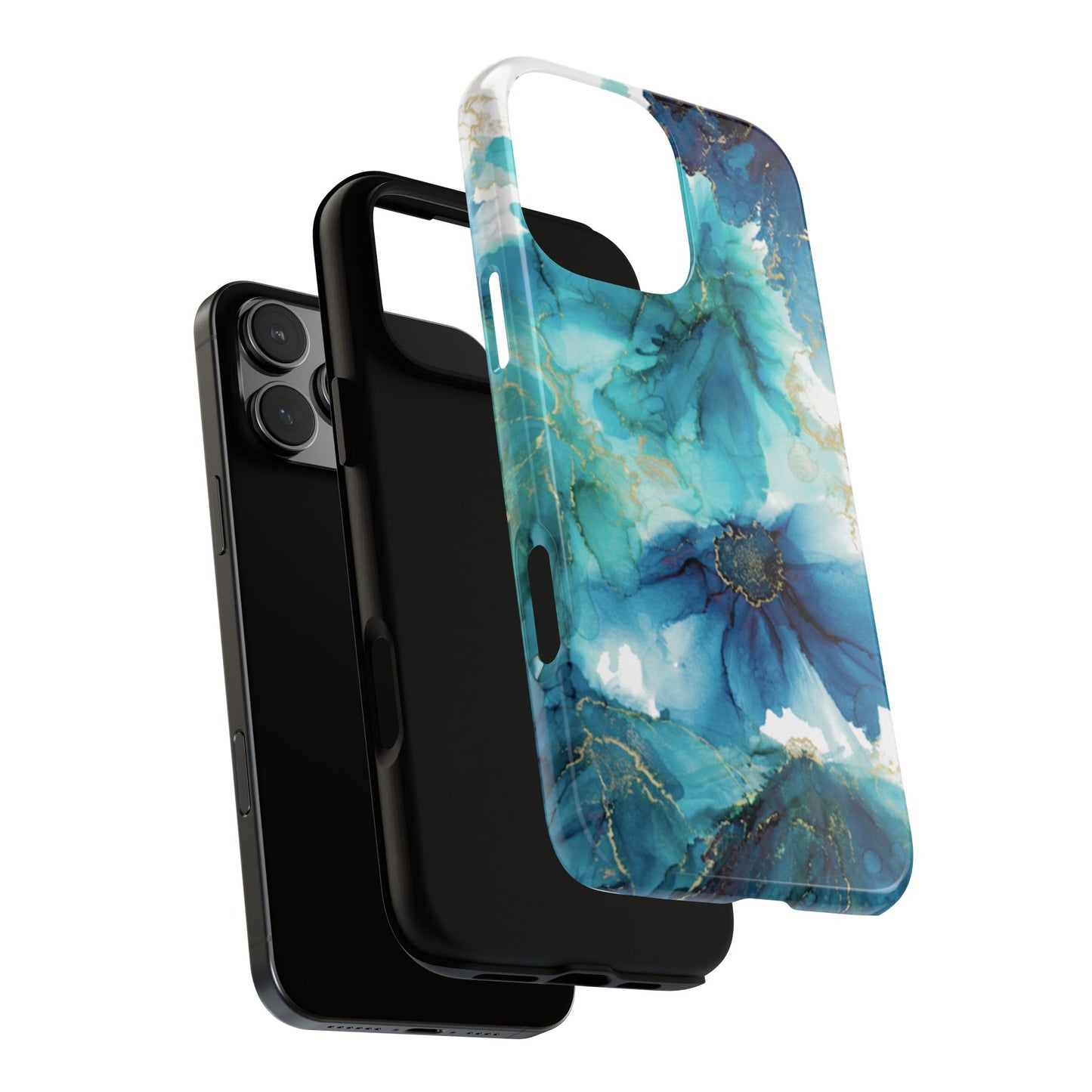 Alcohol Ink Design Floral Phone Case