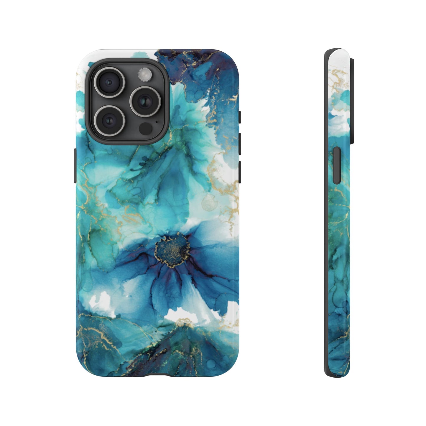 Alcohol Ink Design Floral Phone Case