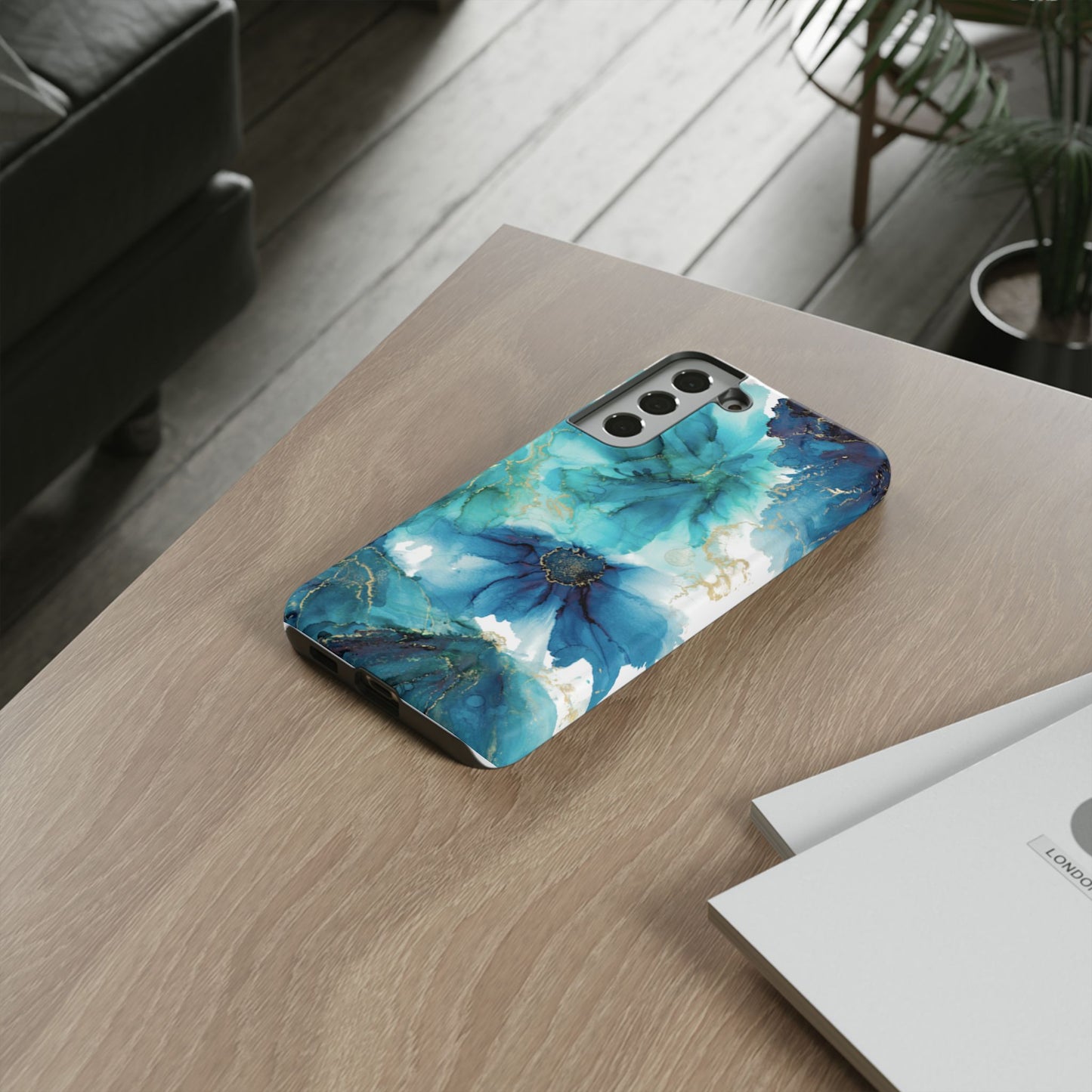 Alcohol Ink Design Floral Phone Case
