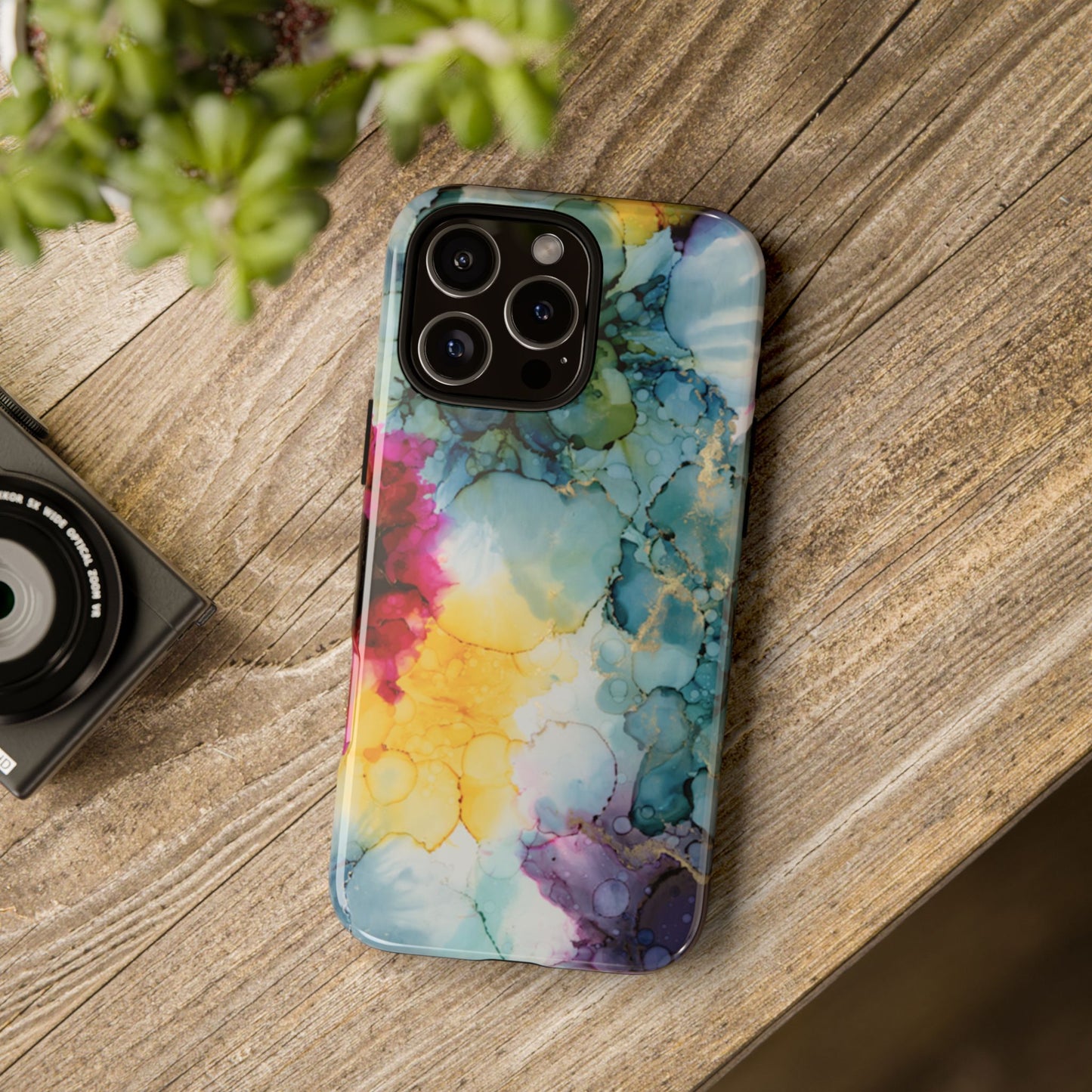 Copy of Floral Alcohol Ink Phone Case