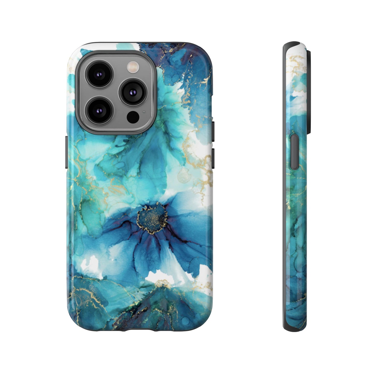 Alcohol Ink Design Floral Phone Case