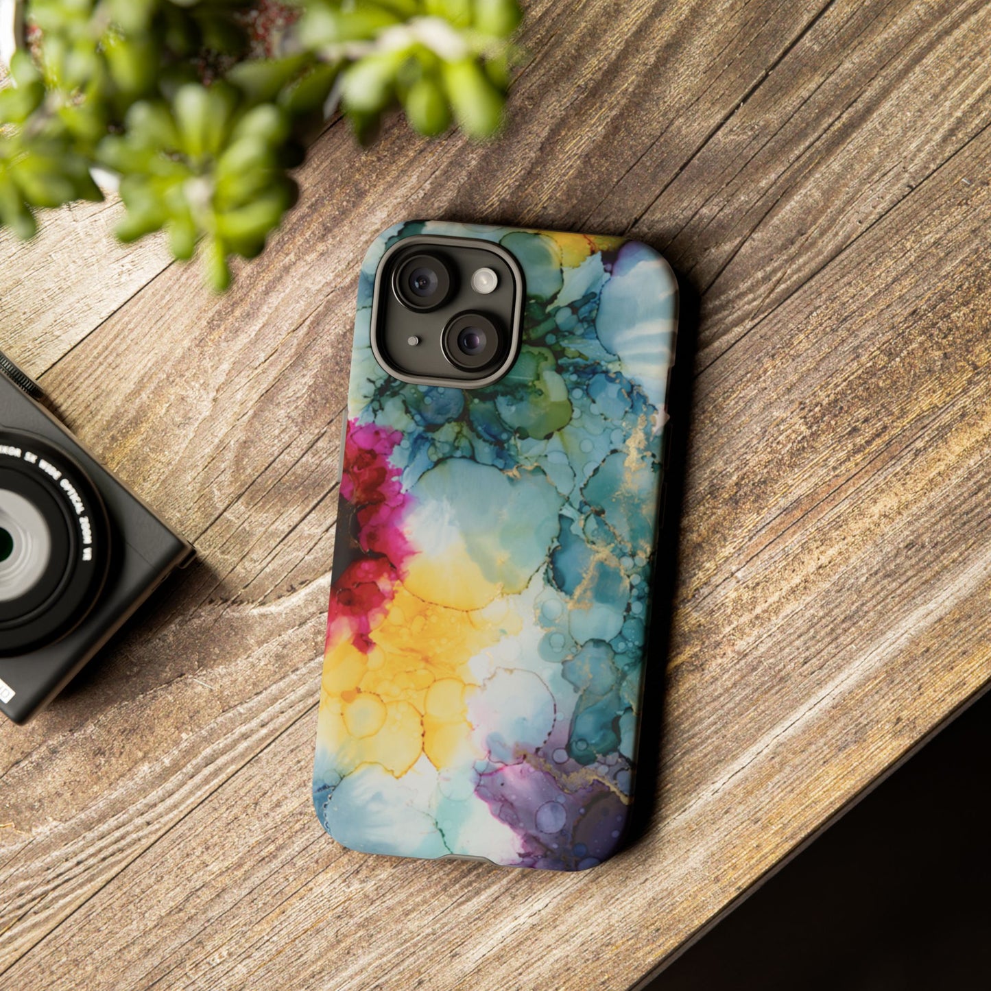 Copy of Floral Alcohol Ink Phone Case