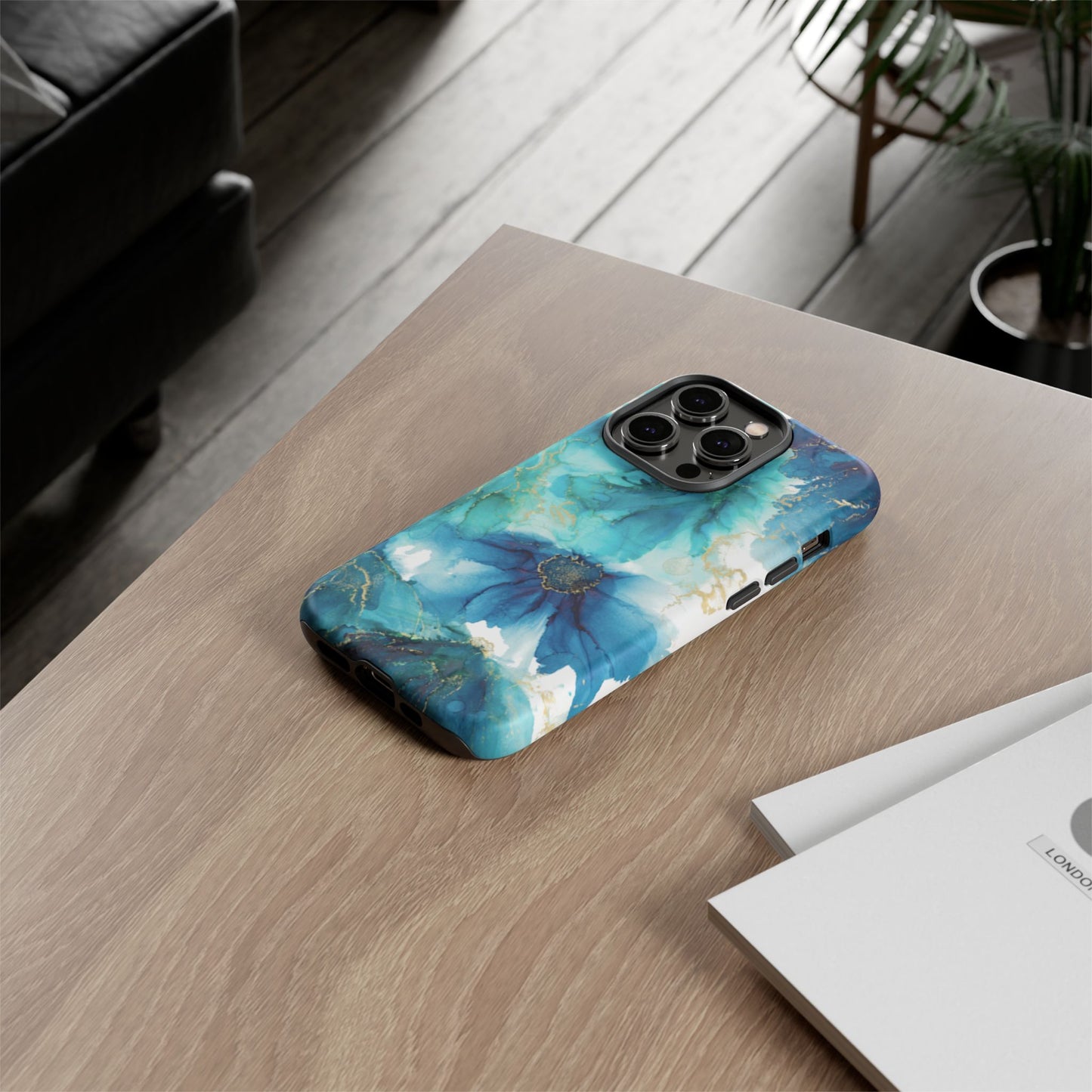 Alcohol Ink Design Floral Phone Case