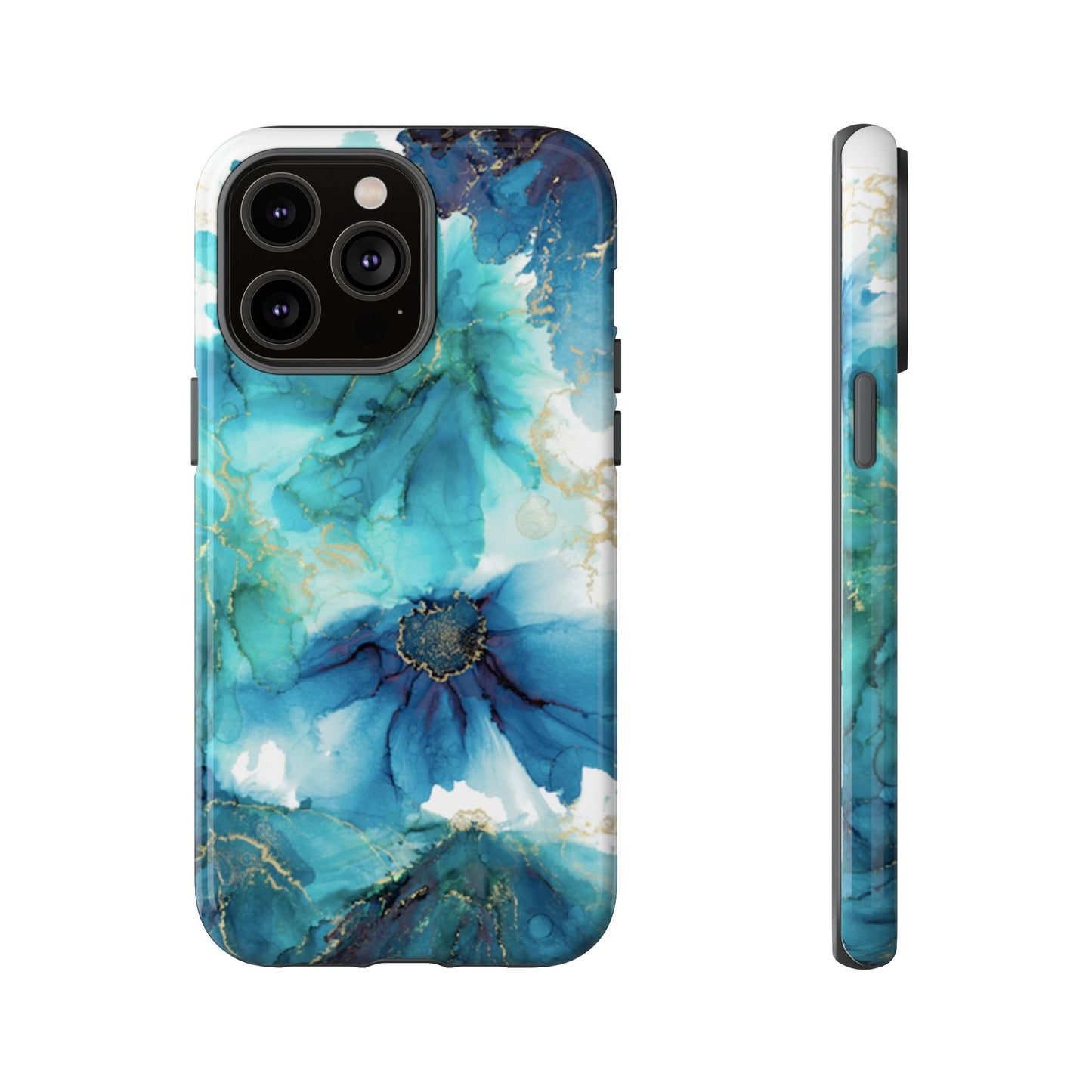 Alcohol Ink Design Floral Phone Case