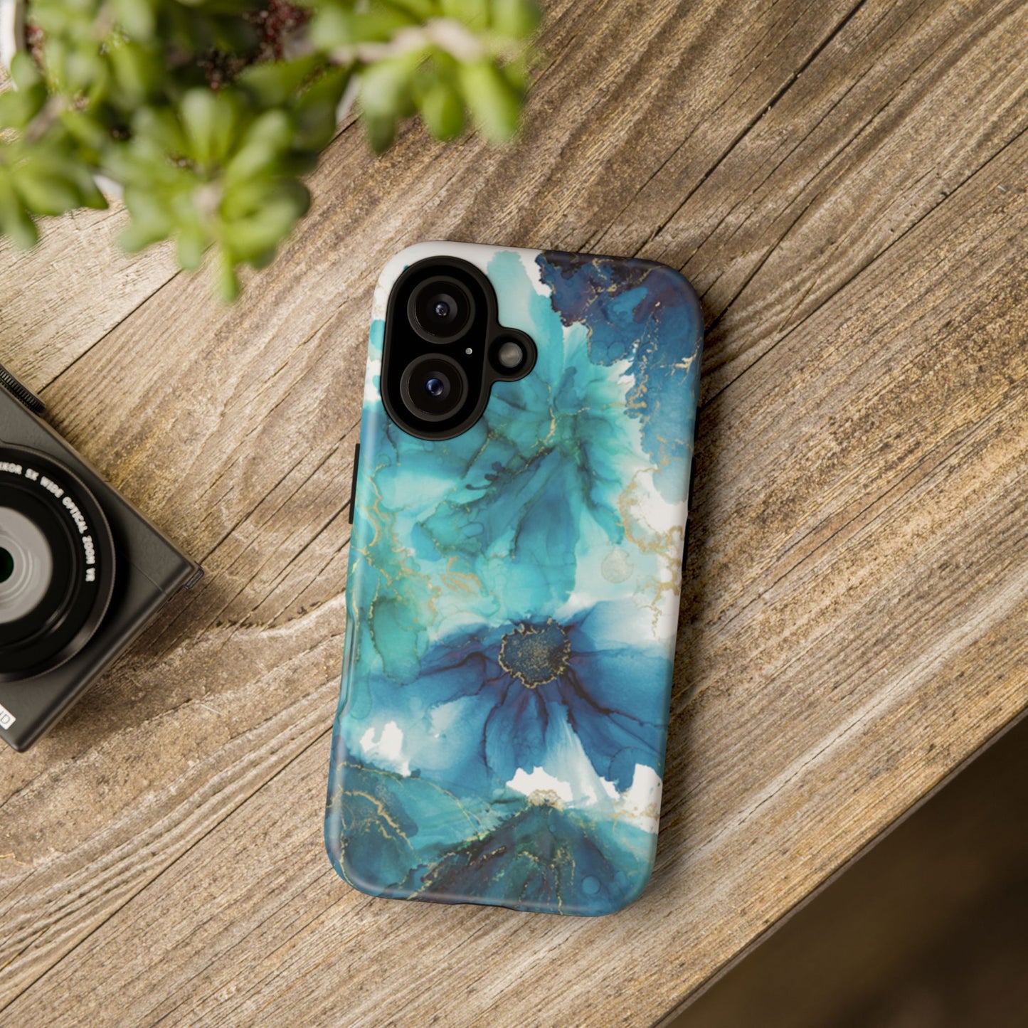 Alcohol Ink Design Floral Phone Case