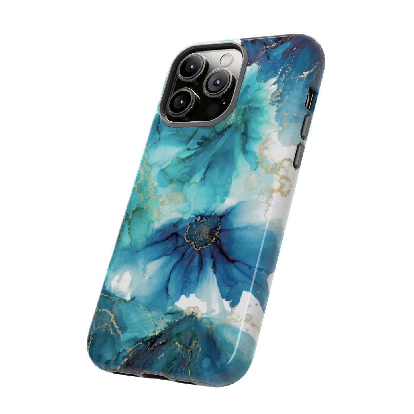 Alcohol Ink Design Floral Phone Case