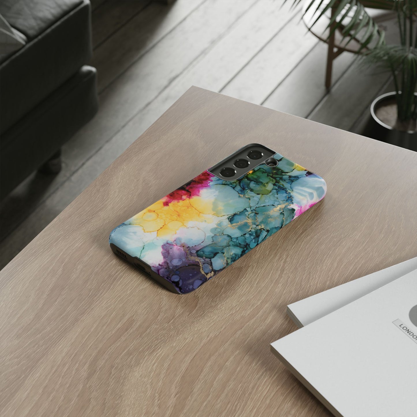Copy of Floral Alcohol Ink Phone Case