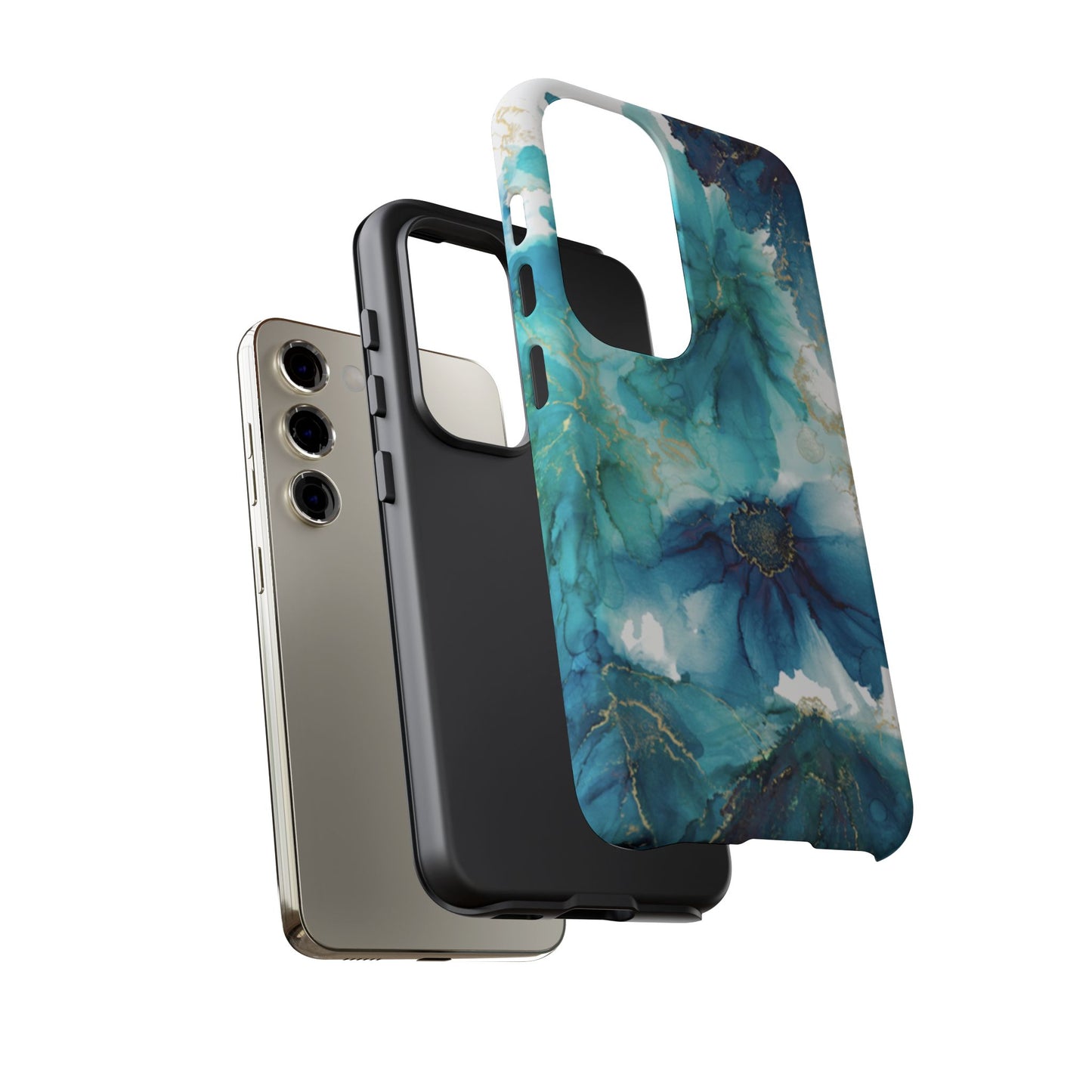 Alcohol Ink Design Floral Phone Case