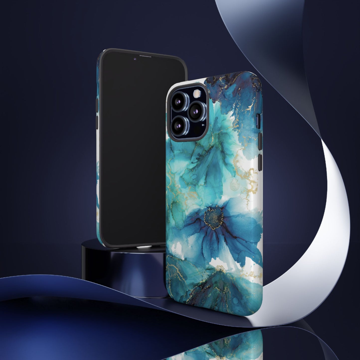 Alcohol Ink Design Floral Phone Case