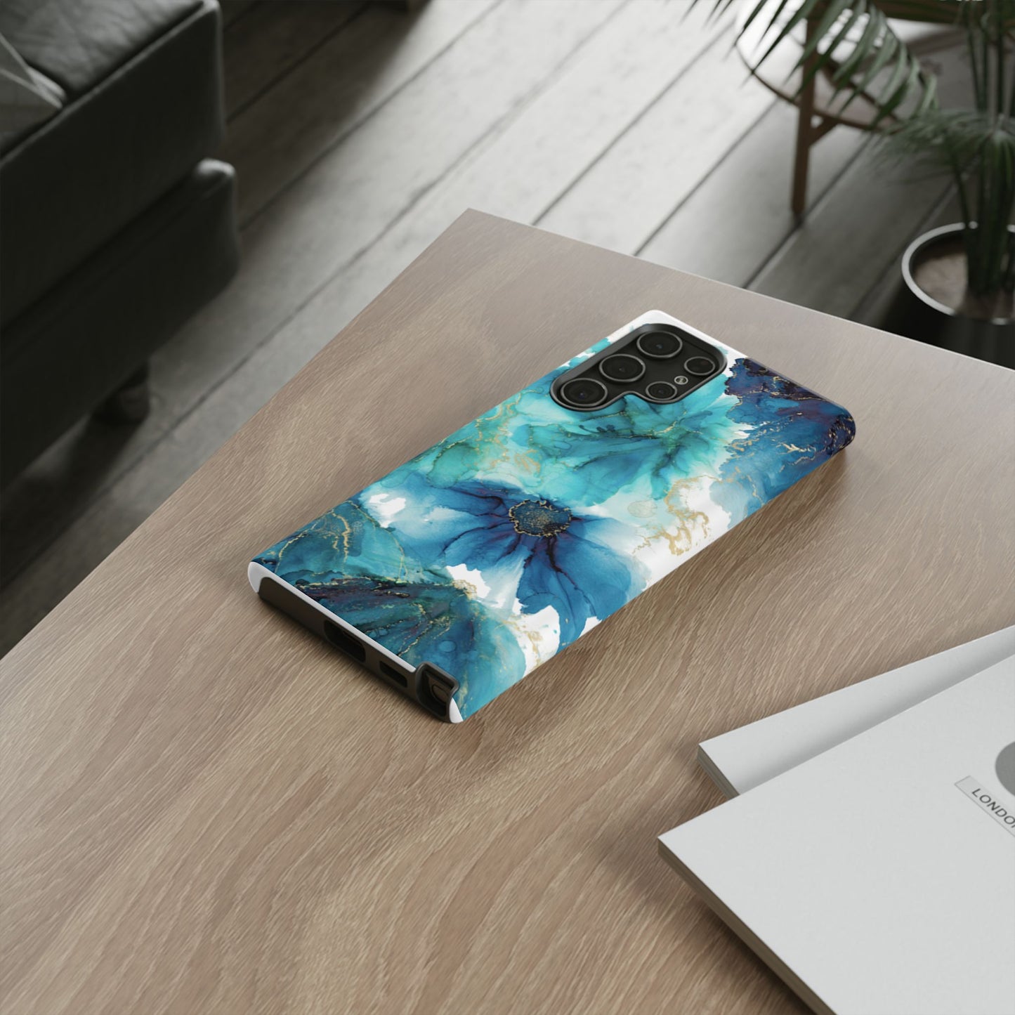 Alcohol Ink Design Floral Phone Case
