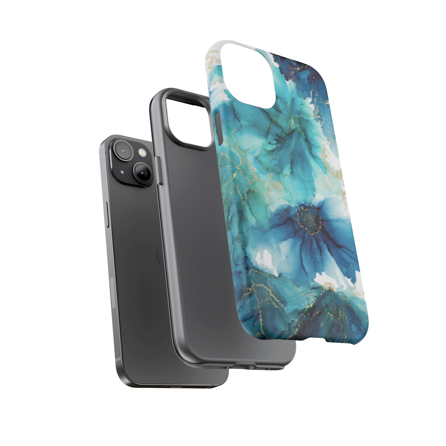 Alcohol Ink Design Floral Phone Case