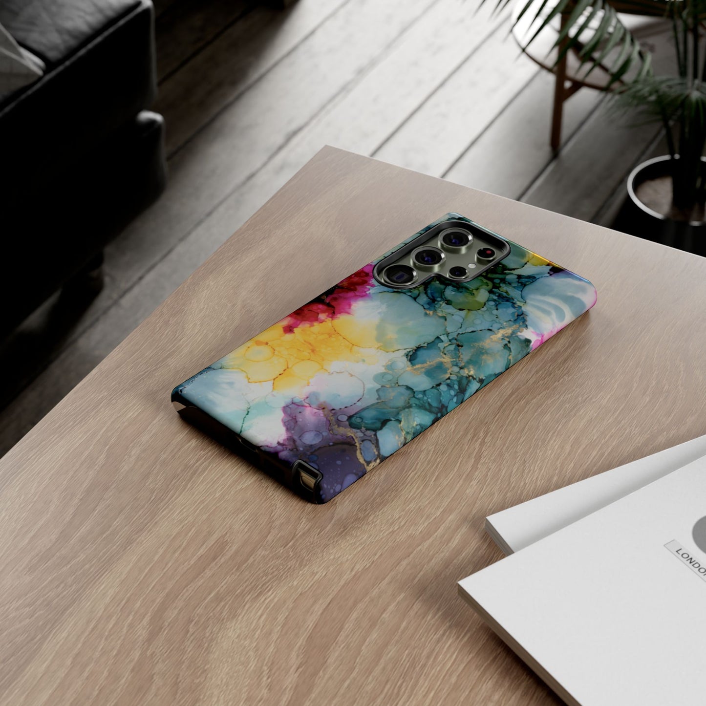 Copy of Floral Alcohol Ink Phone Case