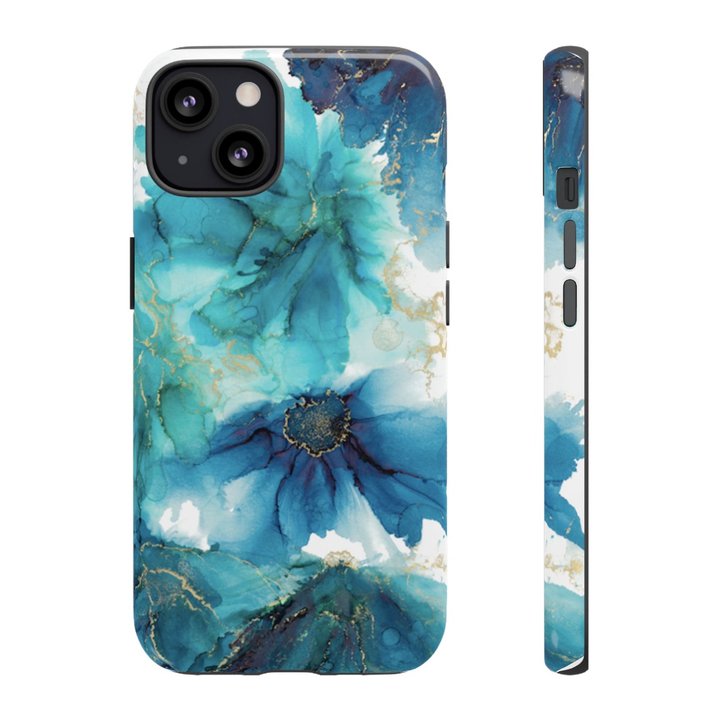 Alcohol Ink Design Floral Phone Case