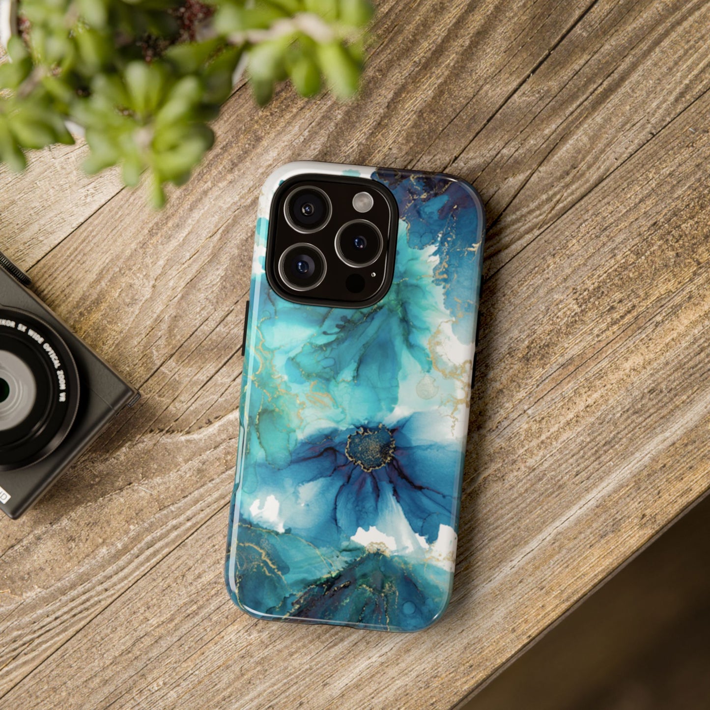 Alcohol Ink Design Floral Phone Case