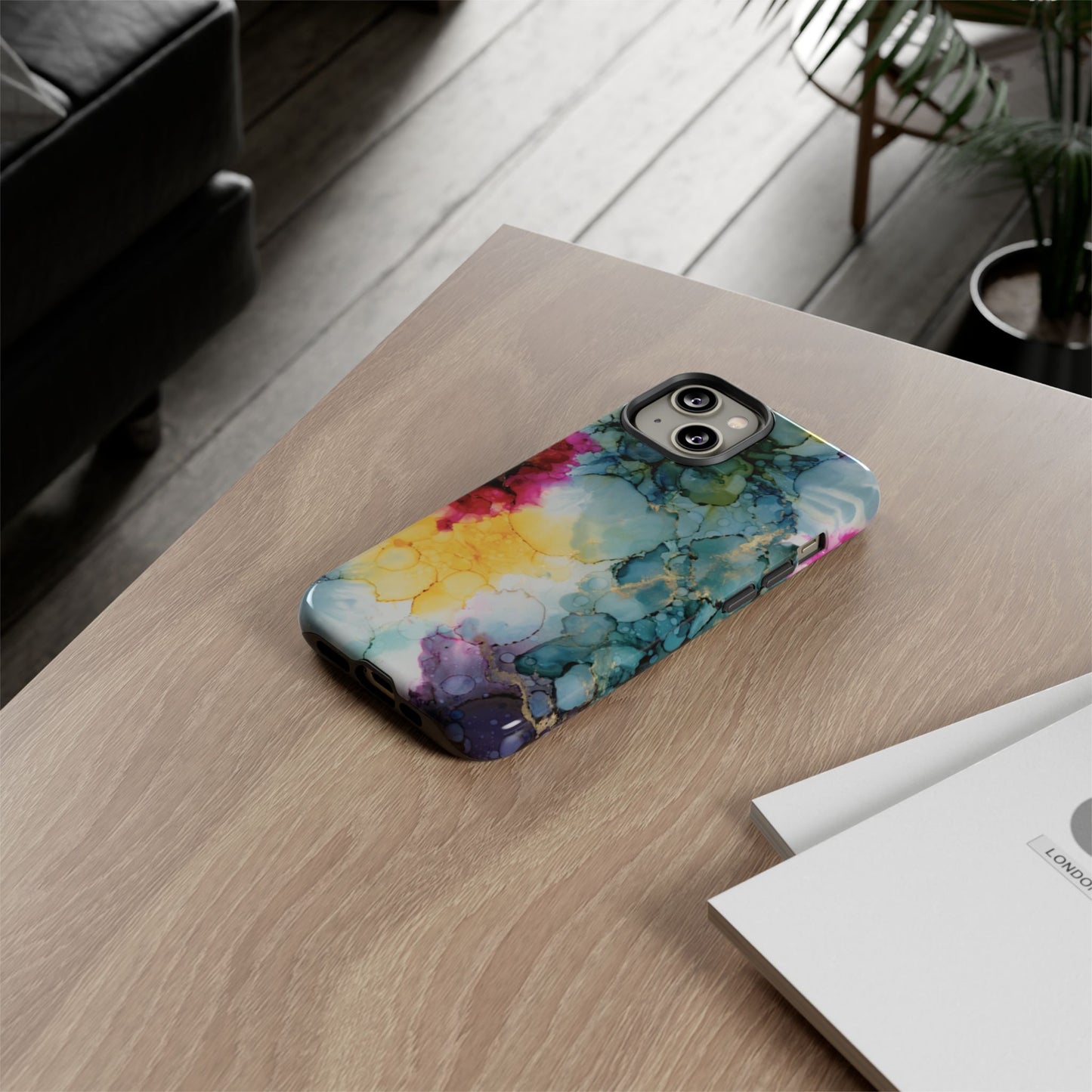 Copy of Floral Alcohol Ink Phone Case