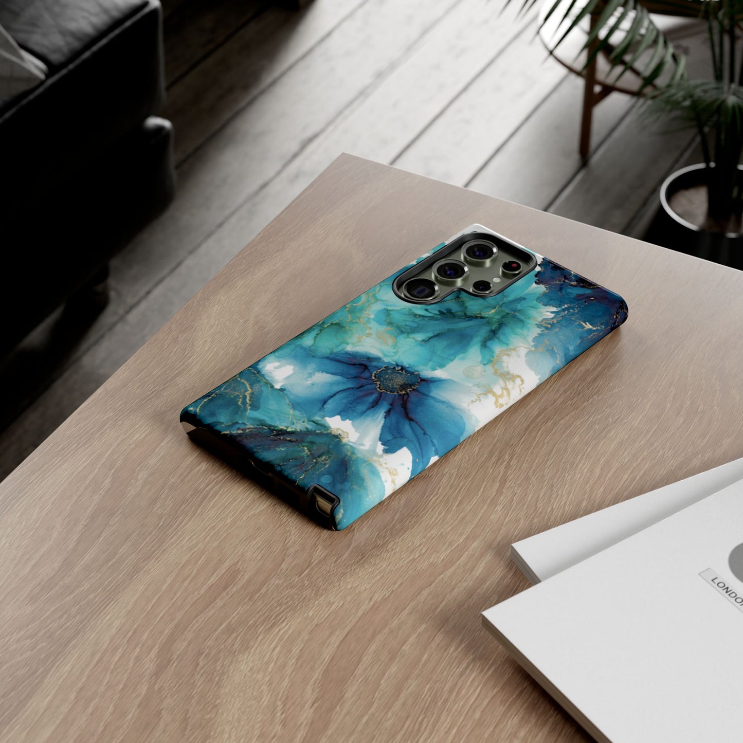 Alcohol Ink Design Floral Phone Case