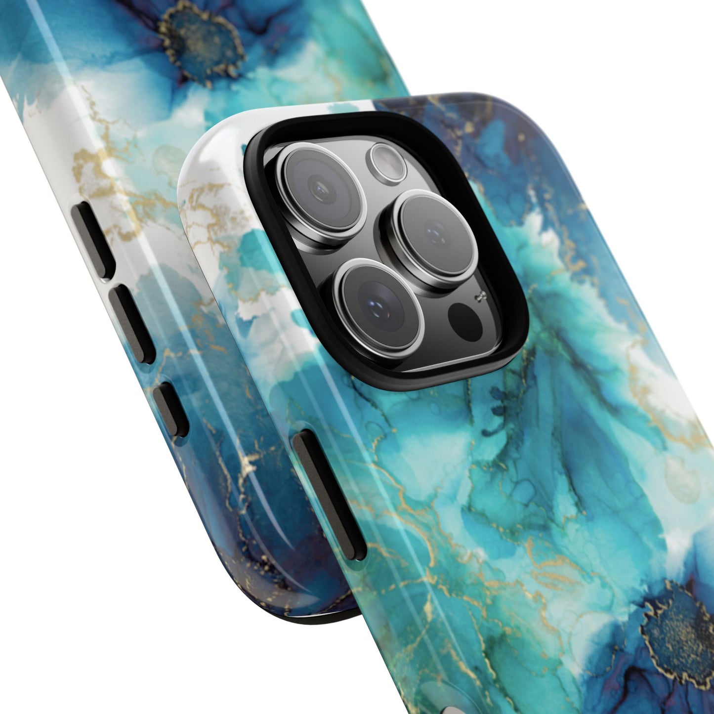 Alcohol Ink Design Floral Phone Case