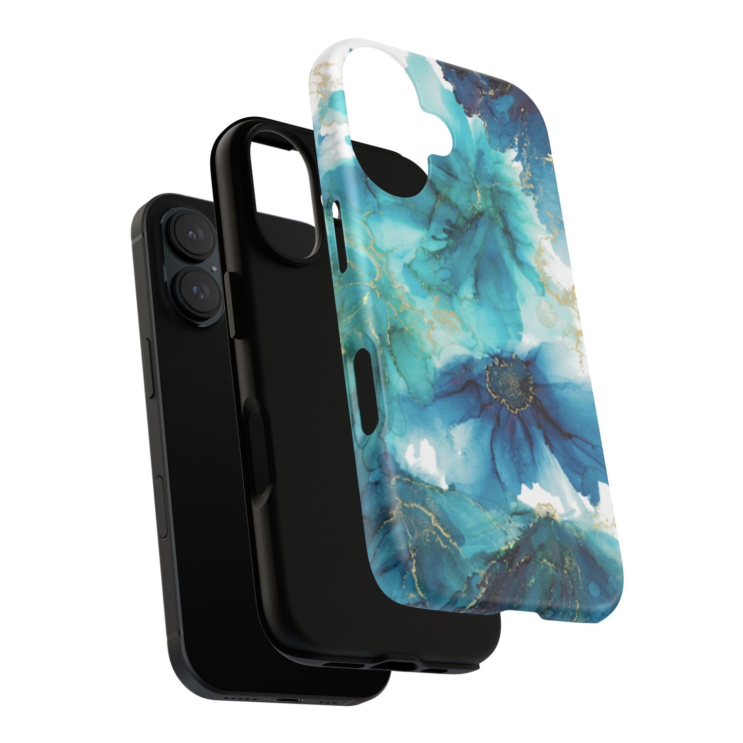 Alcohol Ink Design Floral Phone Case