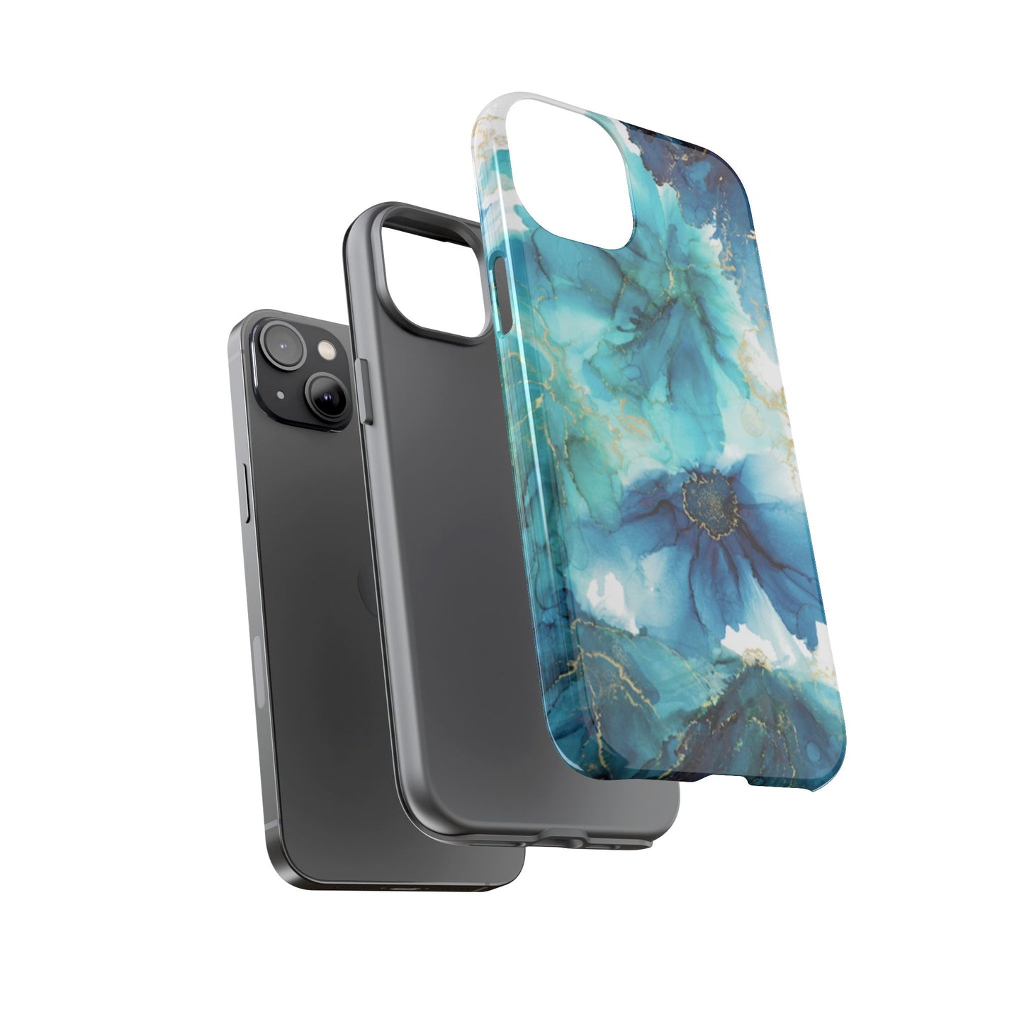 Alcohol Ink Design Floral Phone Case