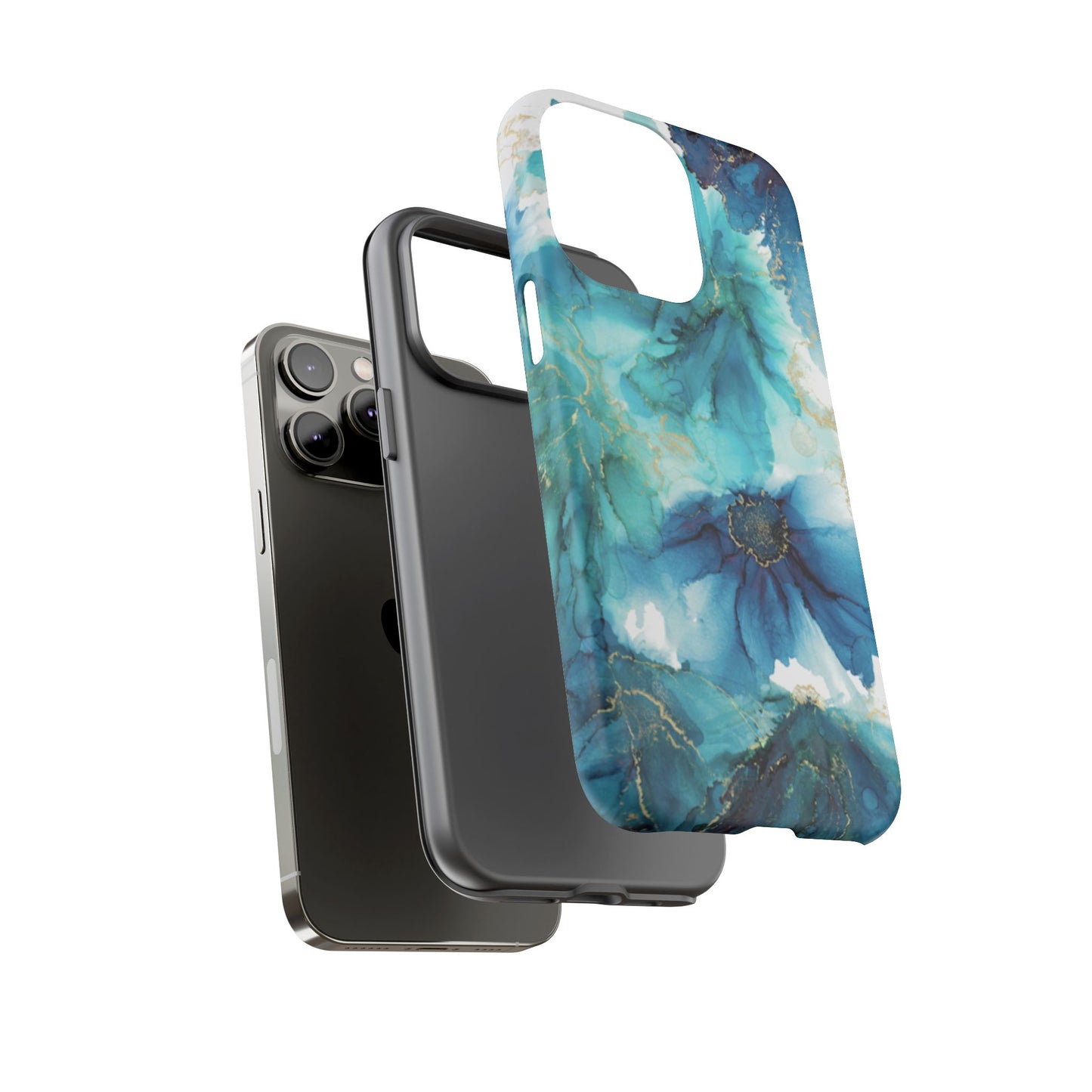 Alcohol Ink Design Floral Phone Case