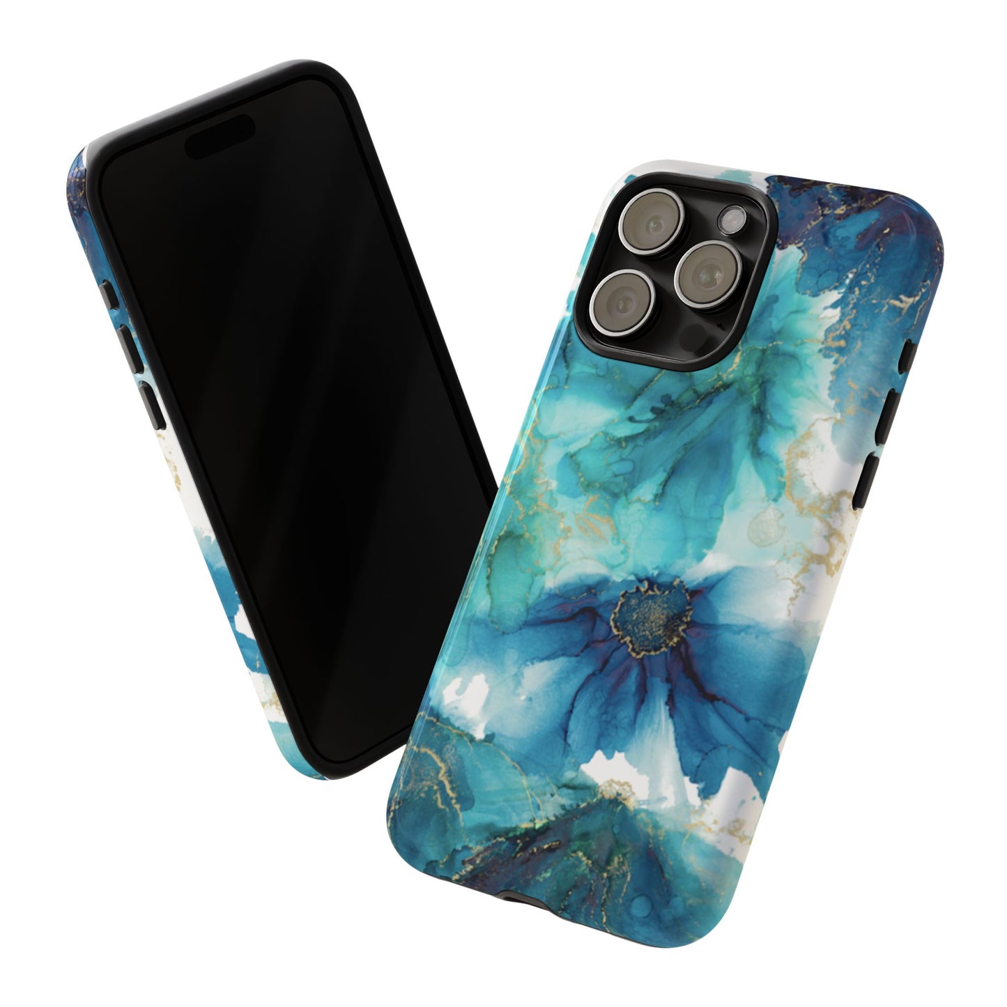 Alcohol Ink Design Floral Phone Case