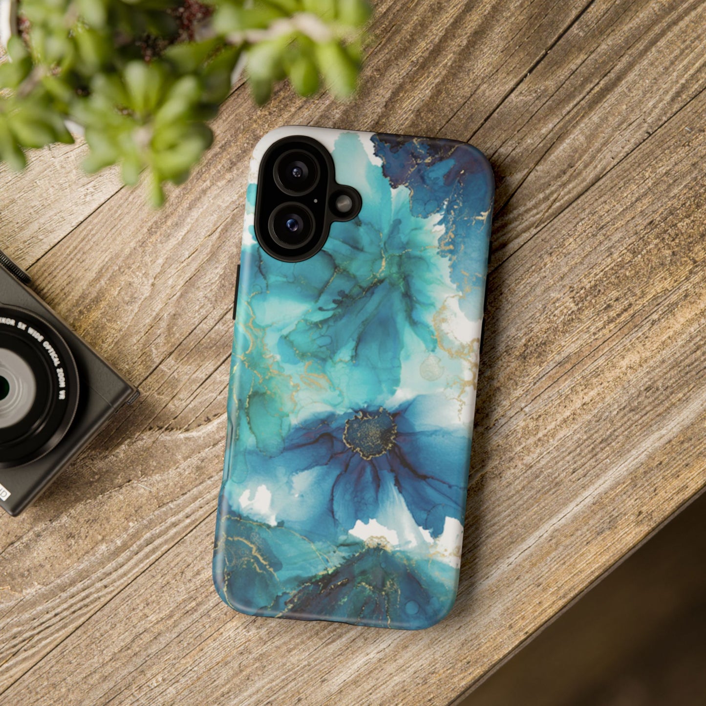 Alcohol Ink Design Floral Phone Case