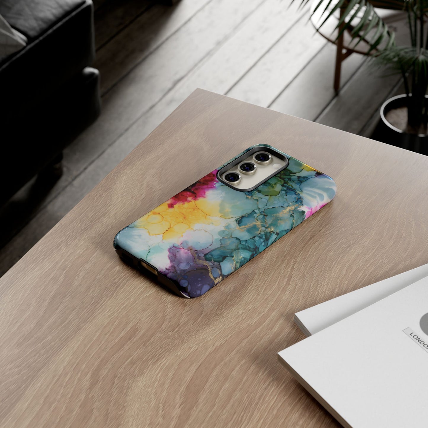 Copy of Floral Alcohol Ink Phone Case