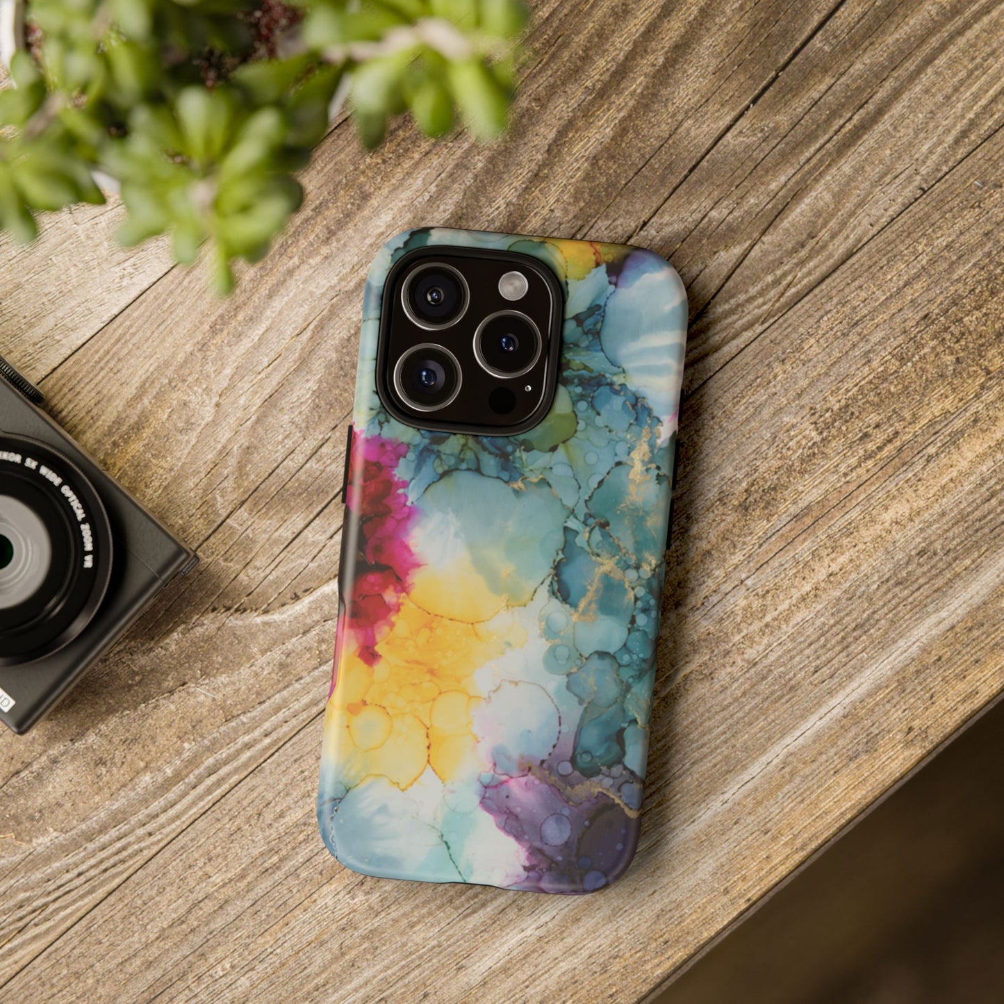Copy of Floral Alcohol Ink Phone Case