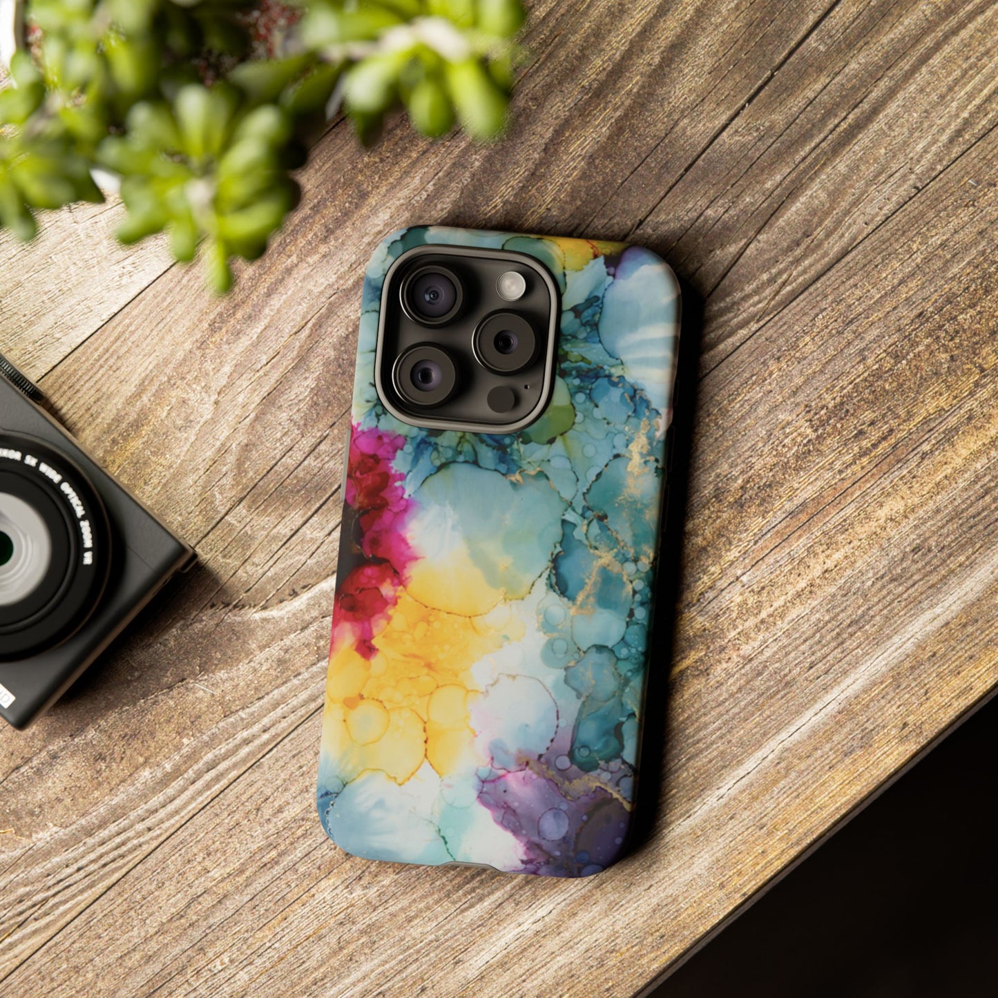 Copy of Floral Alcohol Ink Phone Case