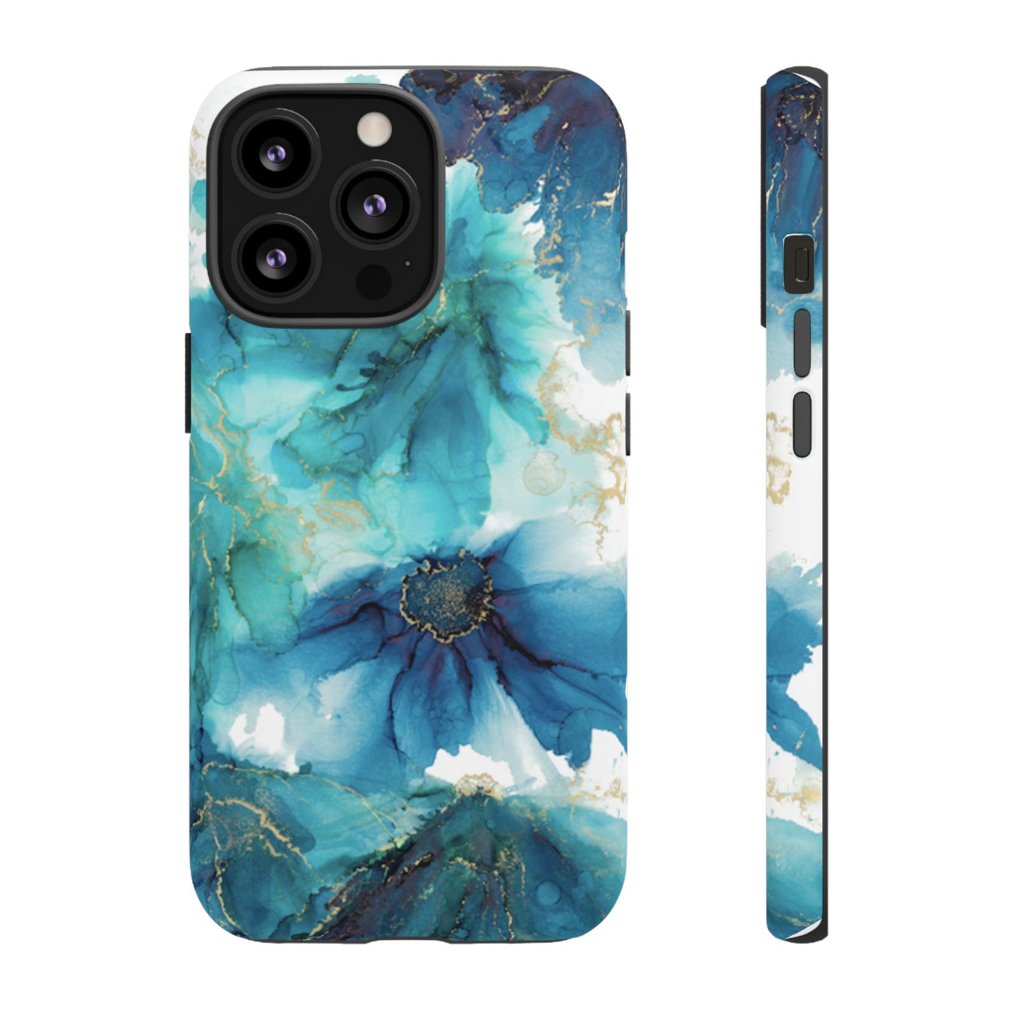 Alcohol Ink Design Floral Phone Case