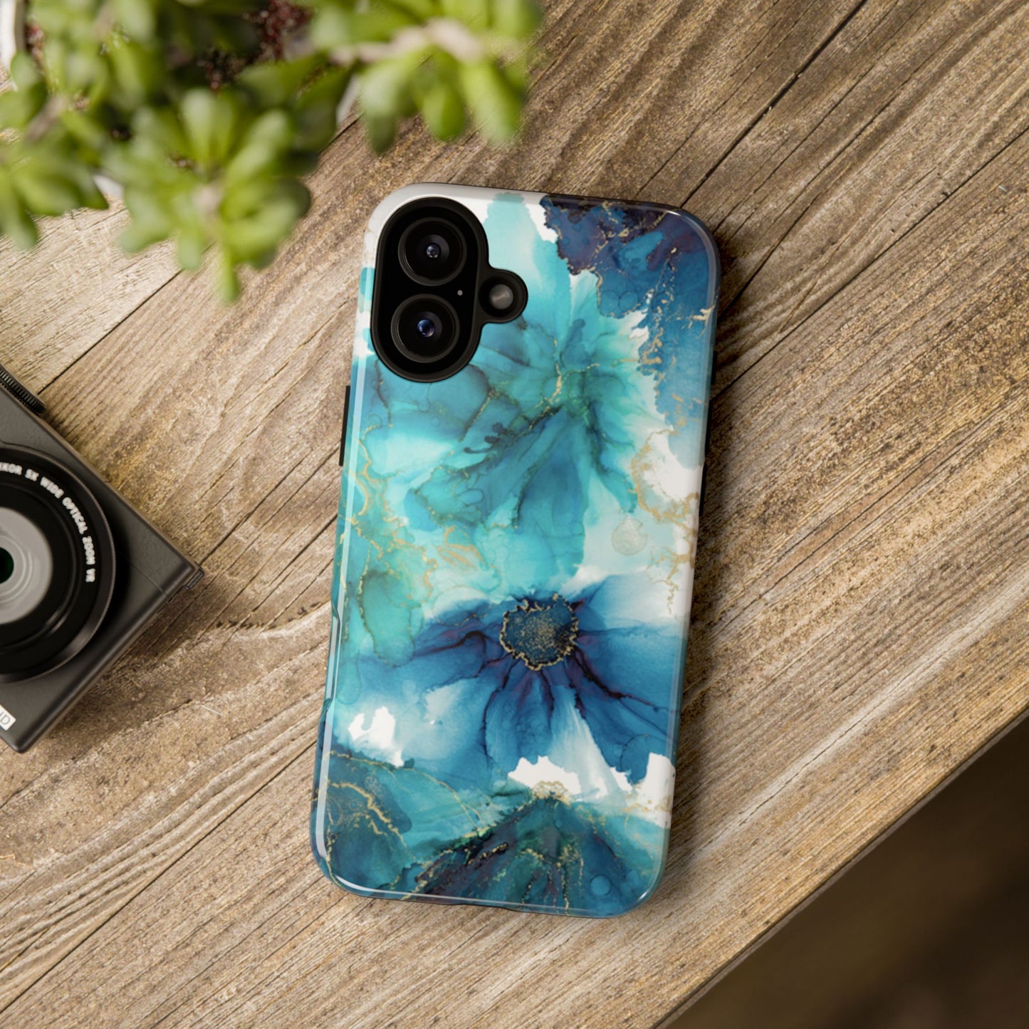 Alcohol Ink Design Floral Phone Case