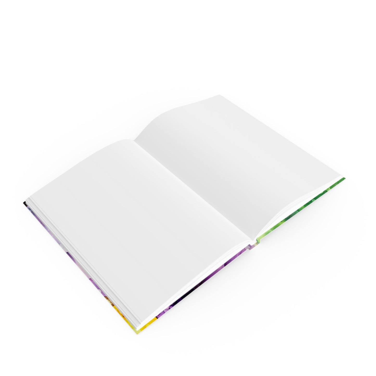 Vibrant Abstract Hard Backed Journal, Artist Designed Notebook, Writing, Diary