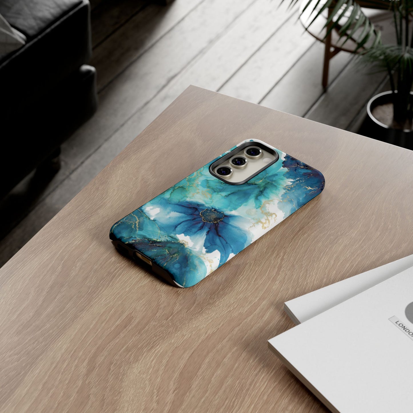 Alcohol Ink Design Floral Phone Case